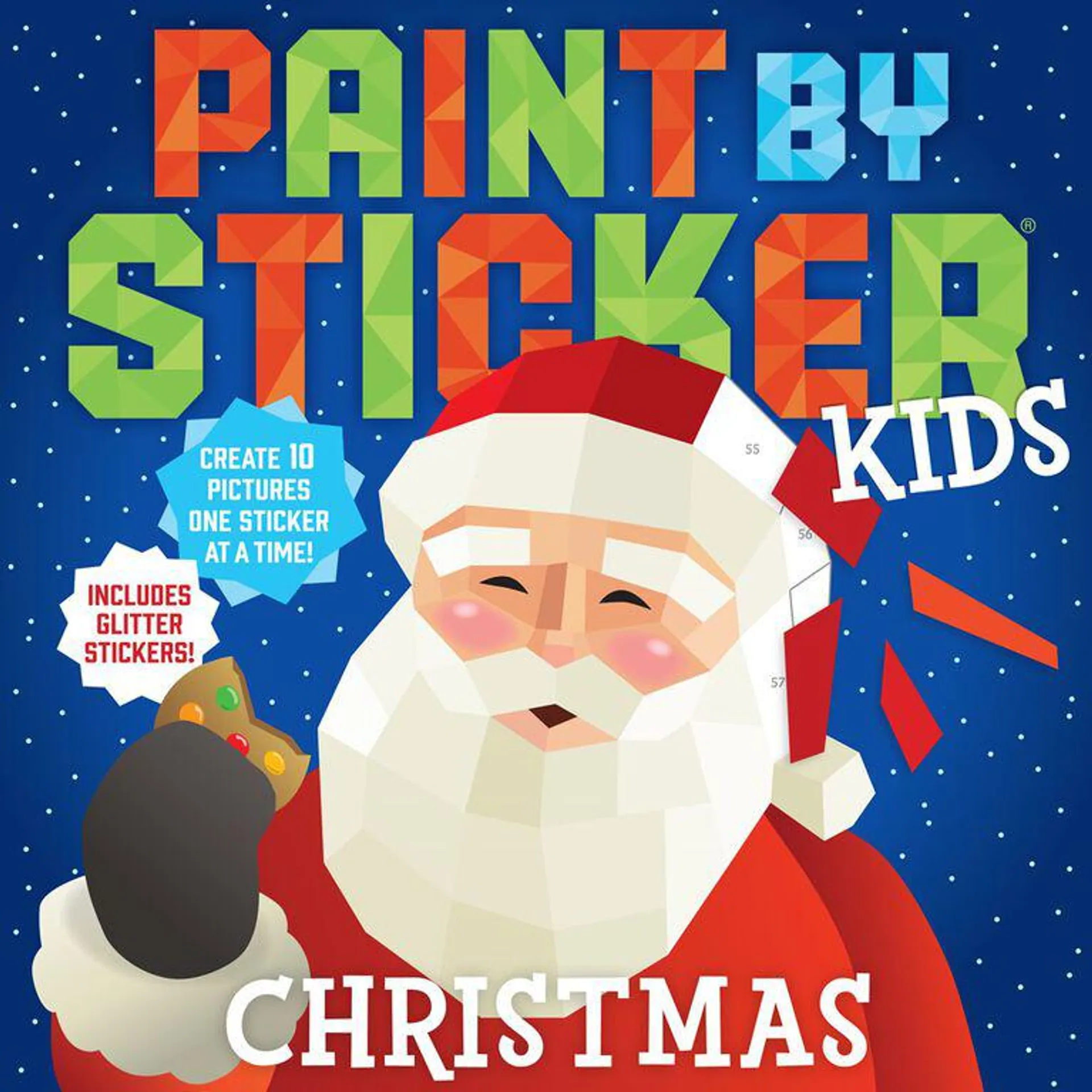 Paint By Sticker Kids: Christmas - English Edition
