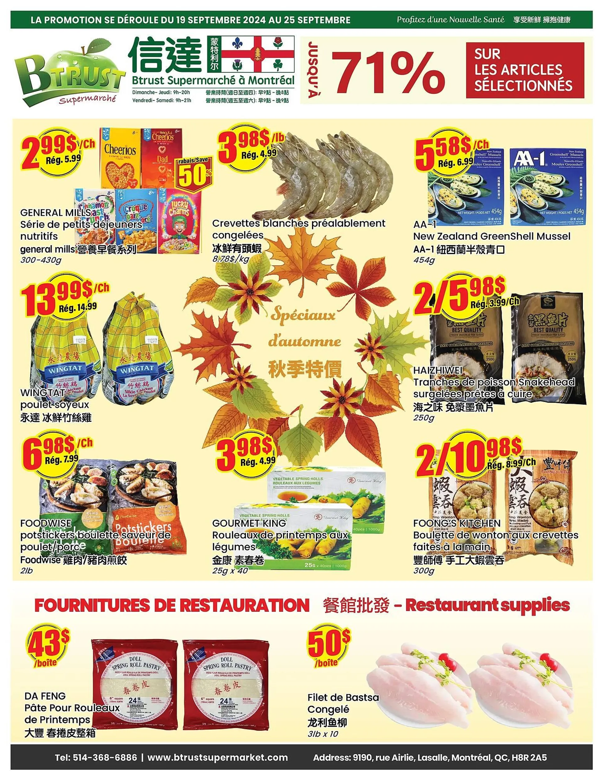 Btrust Supermarket flyer - 1