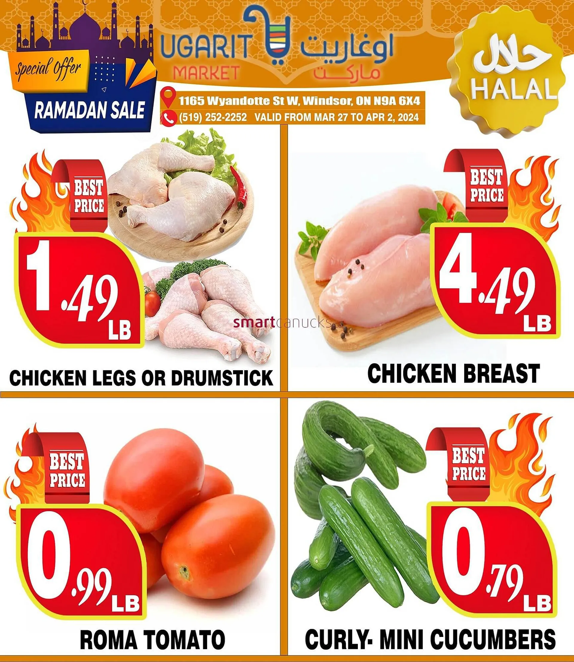 Ugarit Market flyer from March 27 to April 2 2024 - flyer page 1