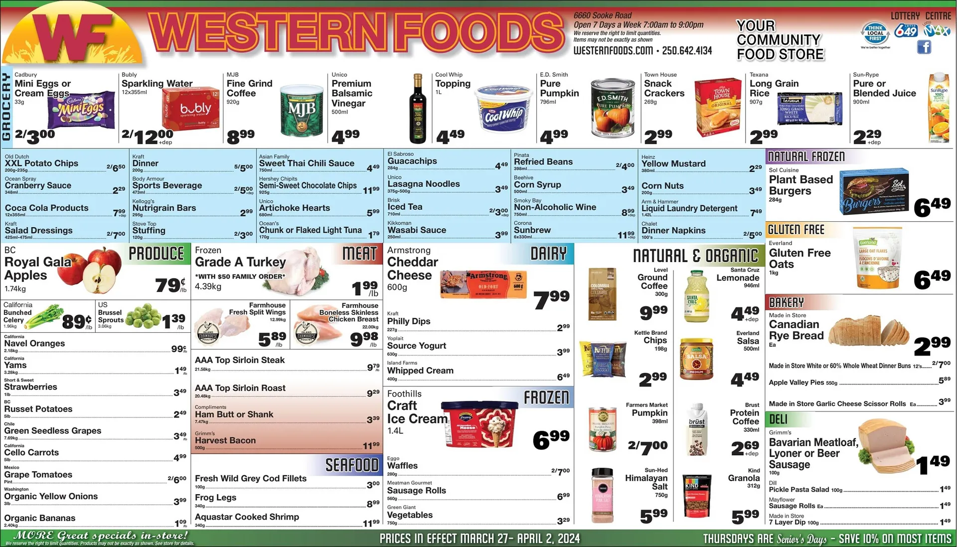 Western Foods flyer from March 27 to April 2 2024 - flyer page 
