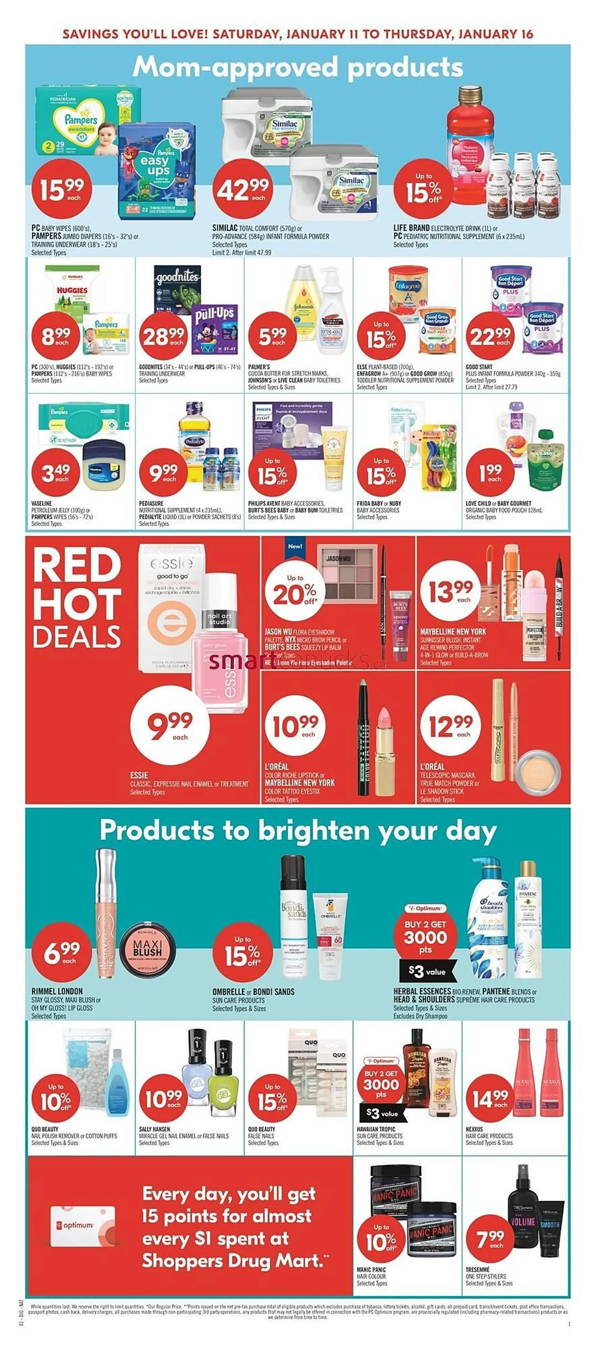 Shoppers Drug Mart flyer from January 9 to January 15 2025 - flyer page 11