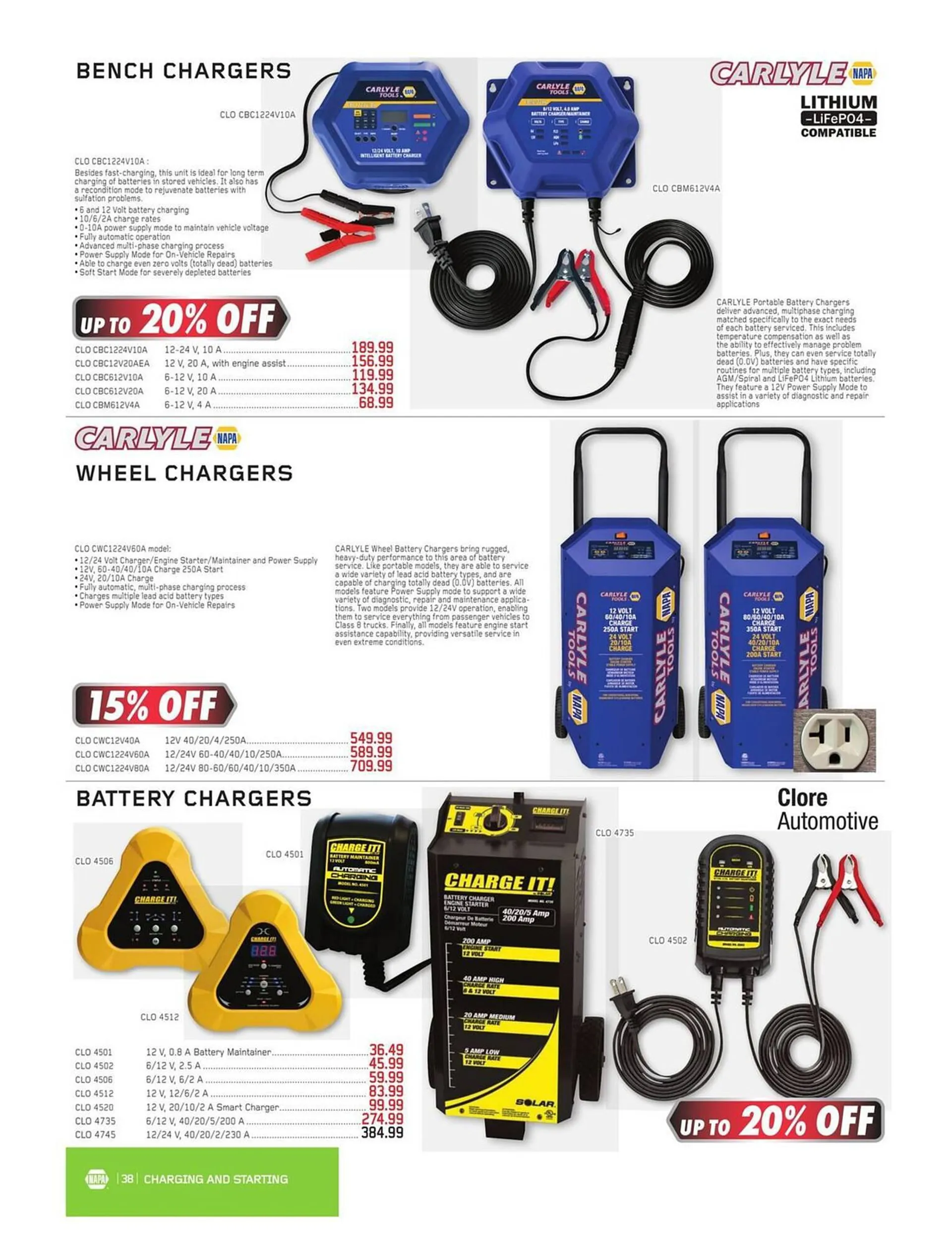 NAPA Auto Parts flyer from November 1 to December 31 2023 - flyer page 38