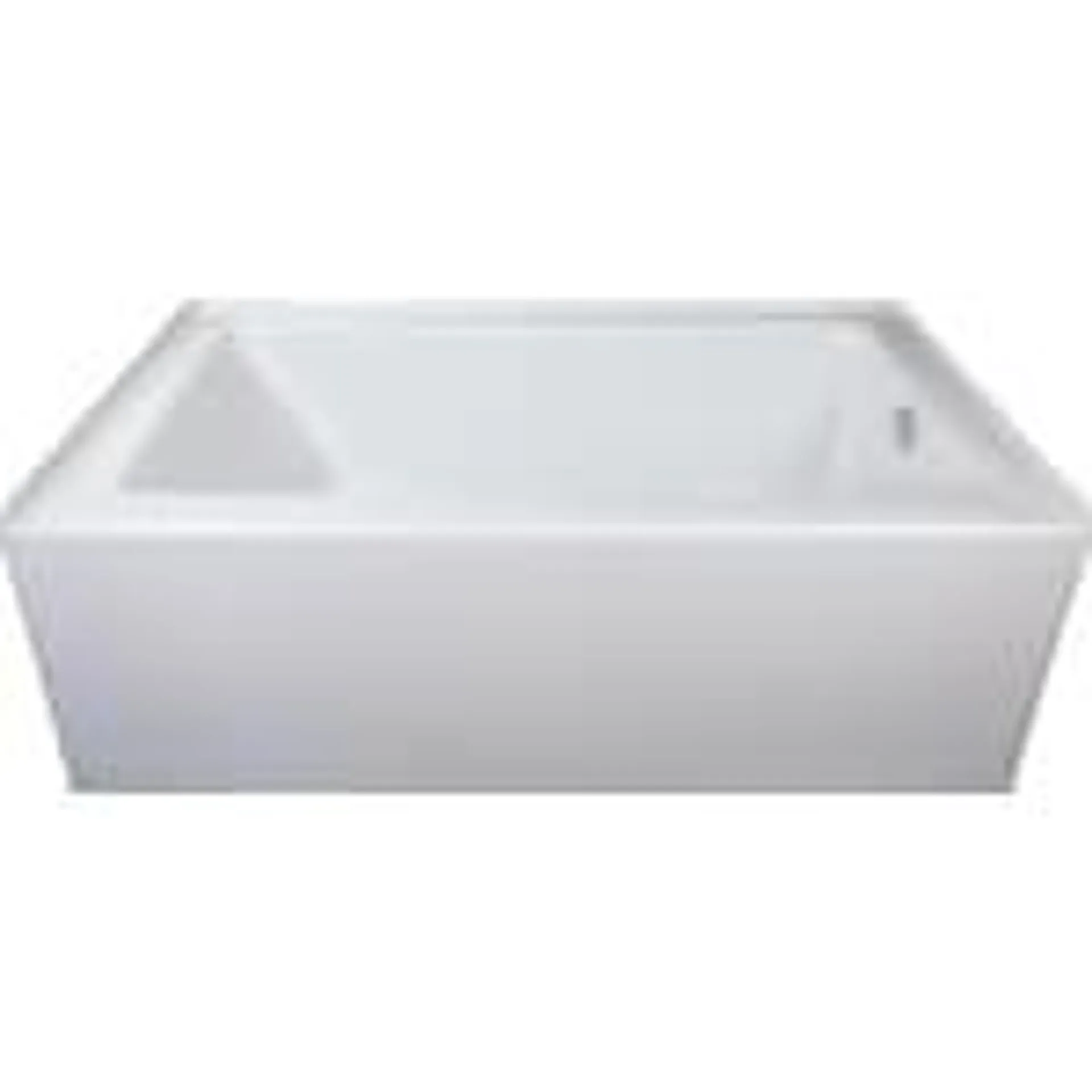 Adora L60 in. x W32 in. x H20 in. Acrylic Rectangular Skirted Bathtub, Right Drain, 12-inch Soaking Depth, White