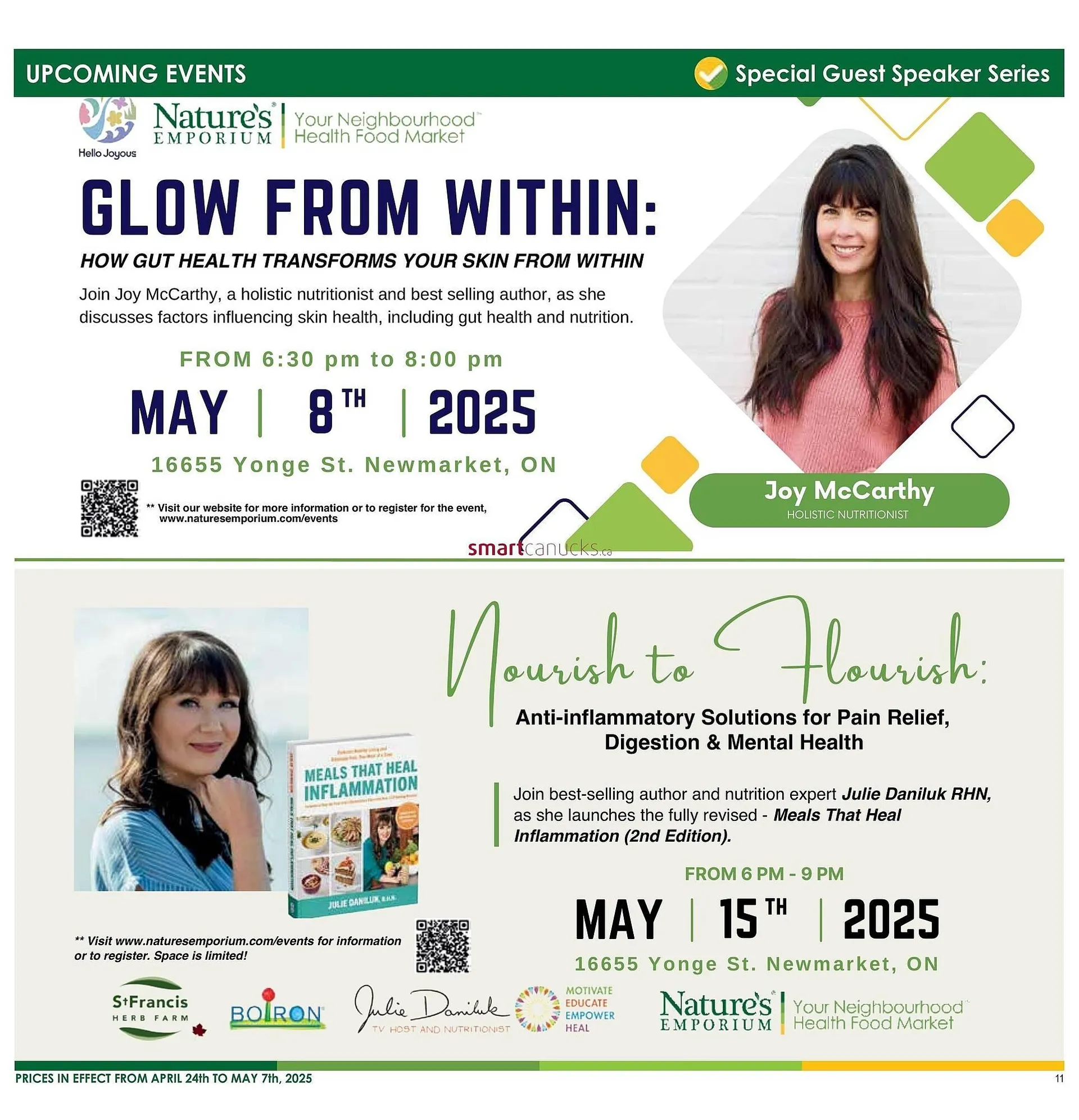 Nature's Emporium flyer from April 24 to May 24 2025 - flyer page 11