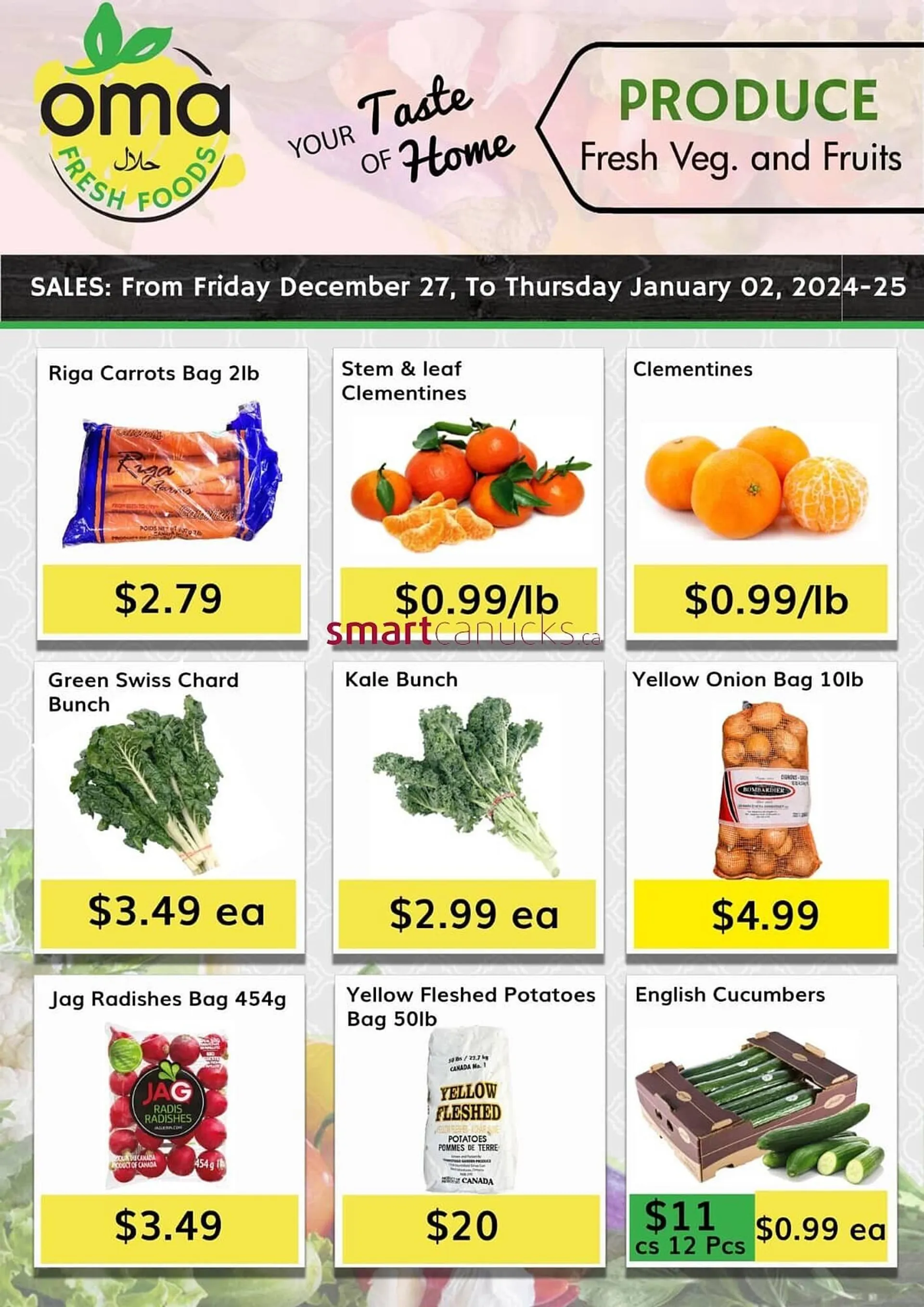 Oma Fresh Foods flyer from December 27 to January 2 2025 - flyer page 6