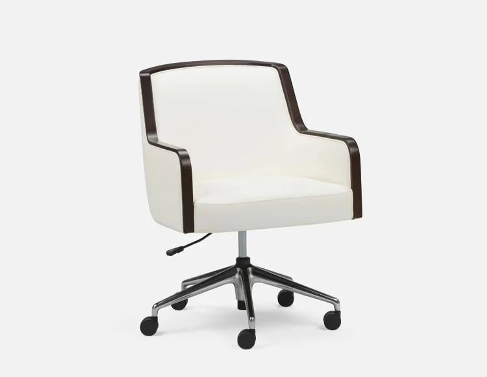 AUSTIN curved wood office chair