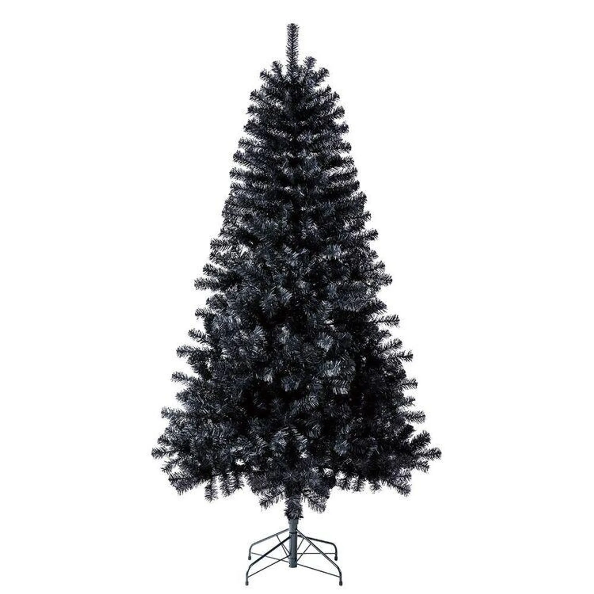 Jolly & Joy 195 cm Black Christmas Tree Black