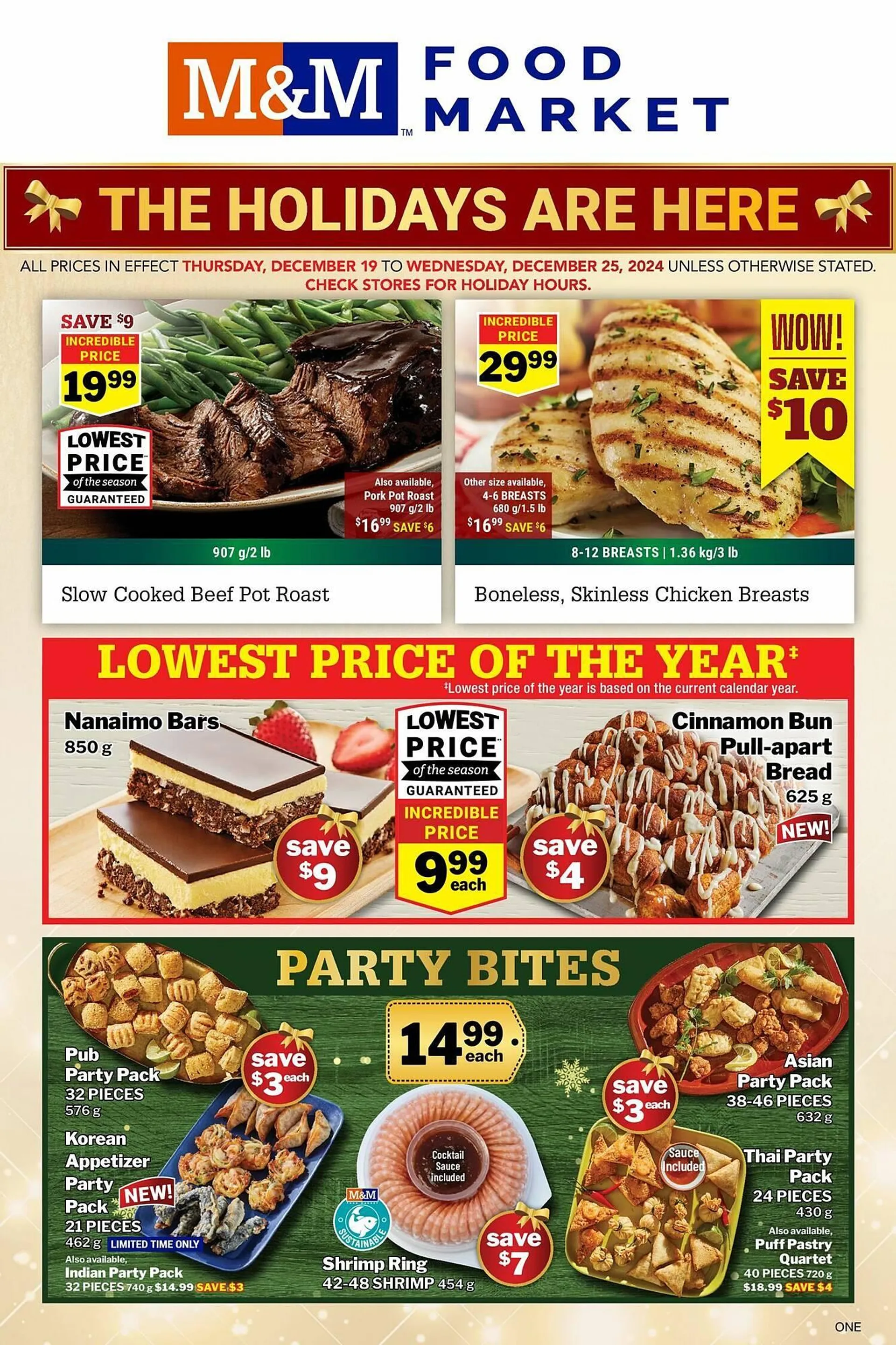 M & M Food Market flyer - 1