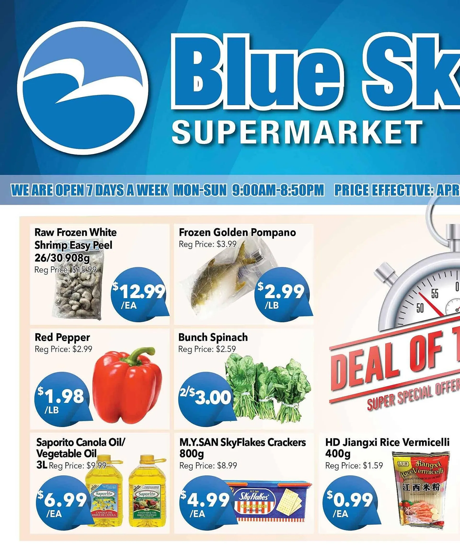 Blue Sky Supermarket flyer - 1