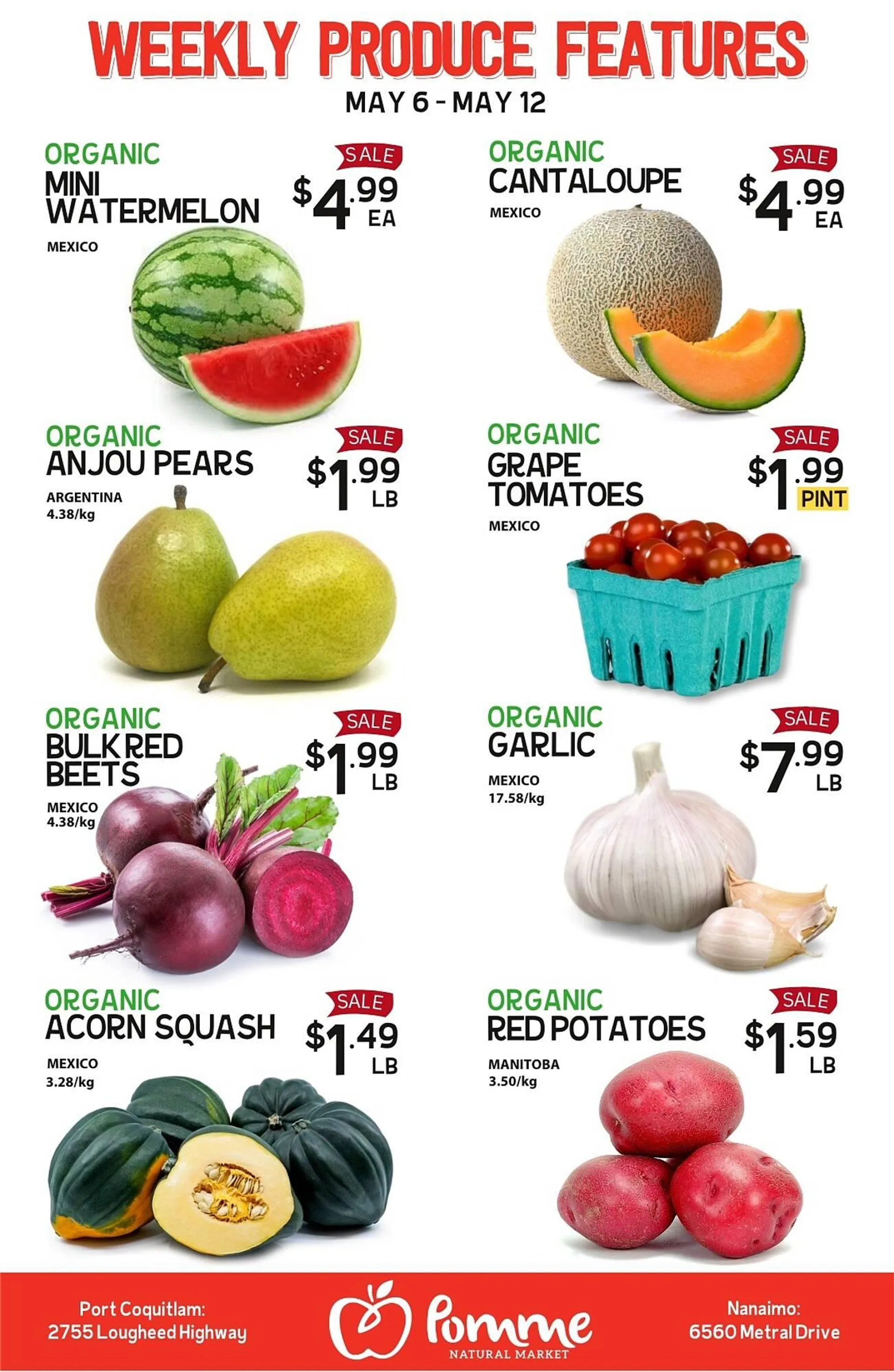 Pomme Natural Market flyer - 1