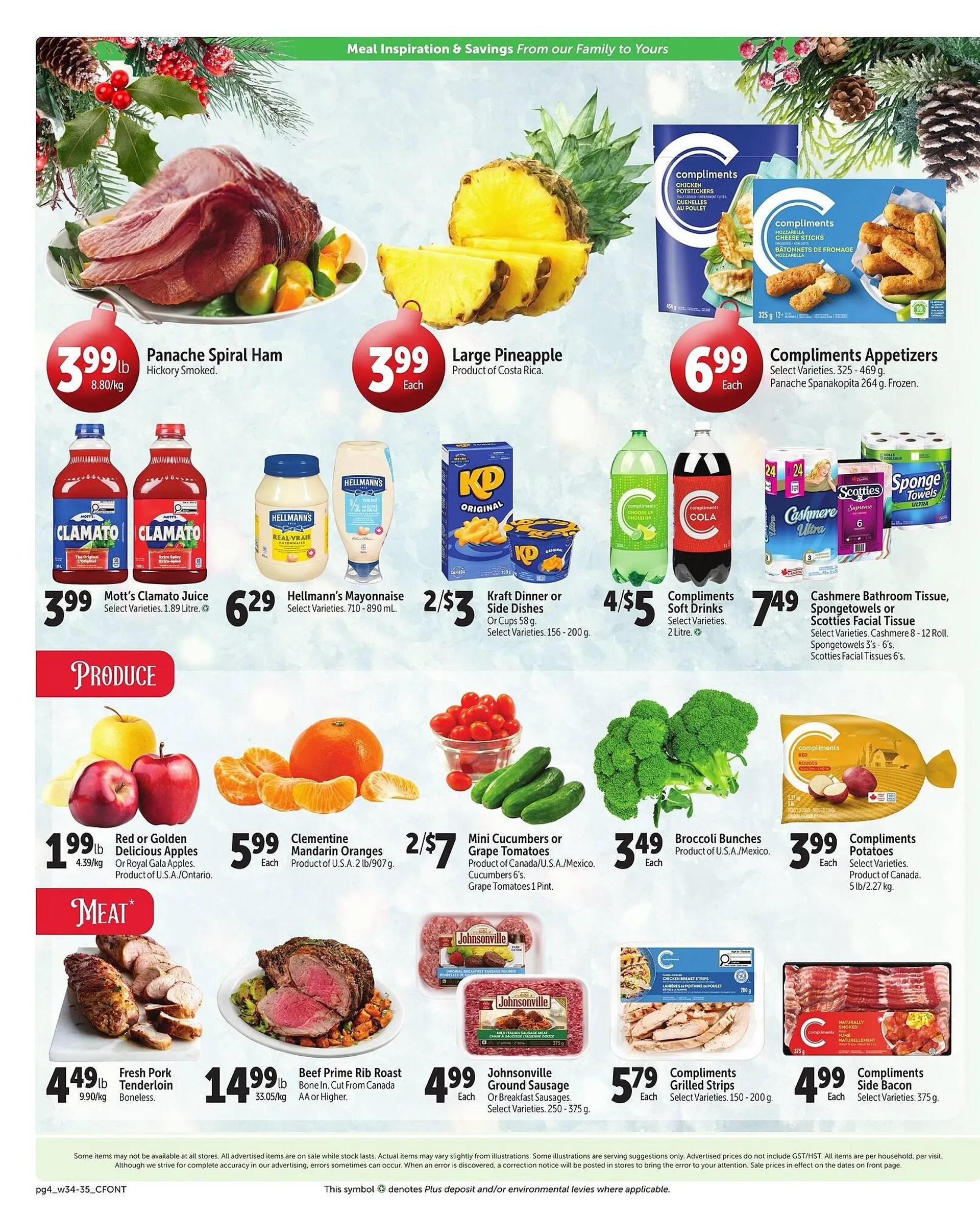 Clover Farm flyer from December 18 to January 7 2025 - flyer page 4