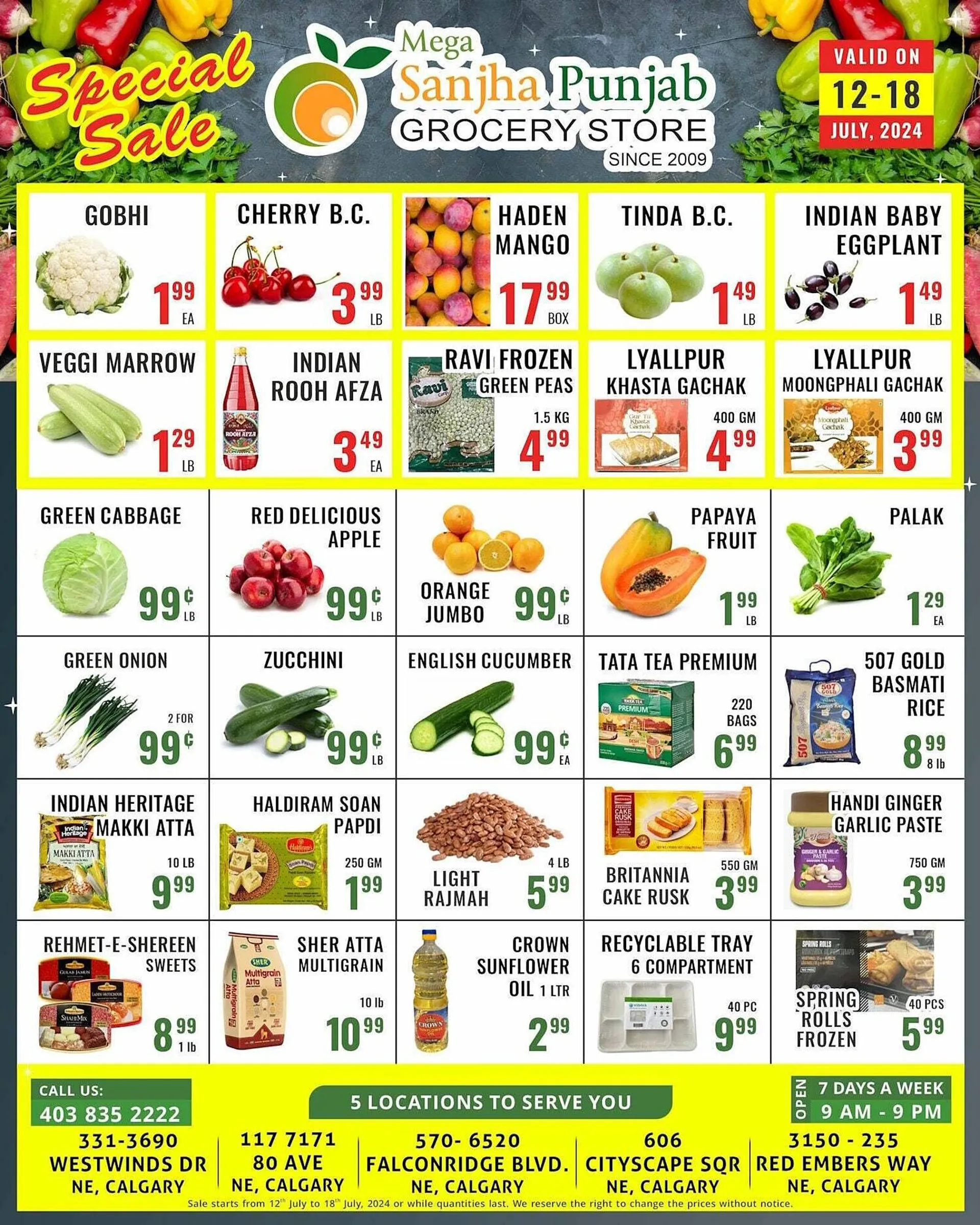 Mega Sanjha Punjab Grocery Store flyer - 1