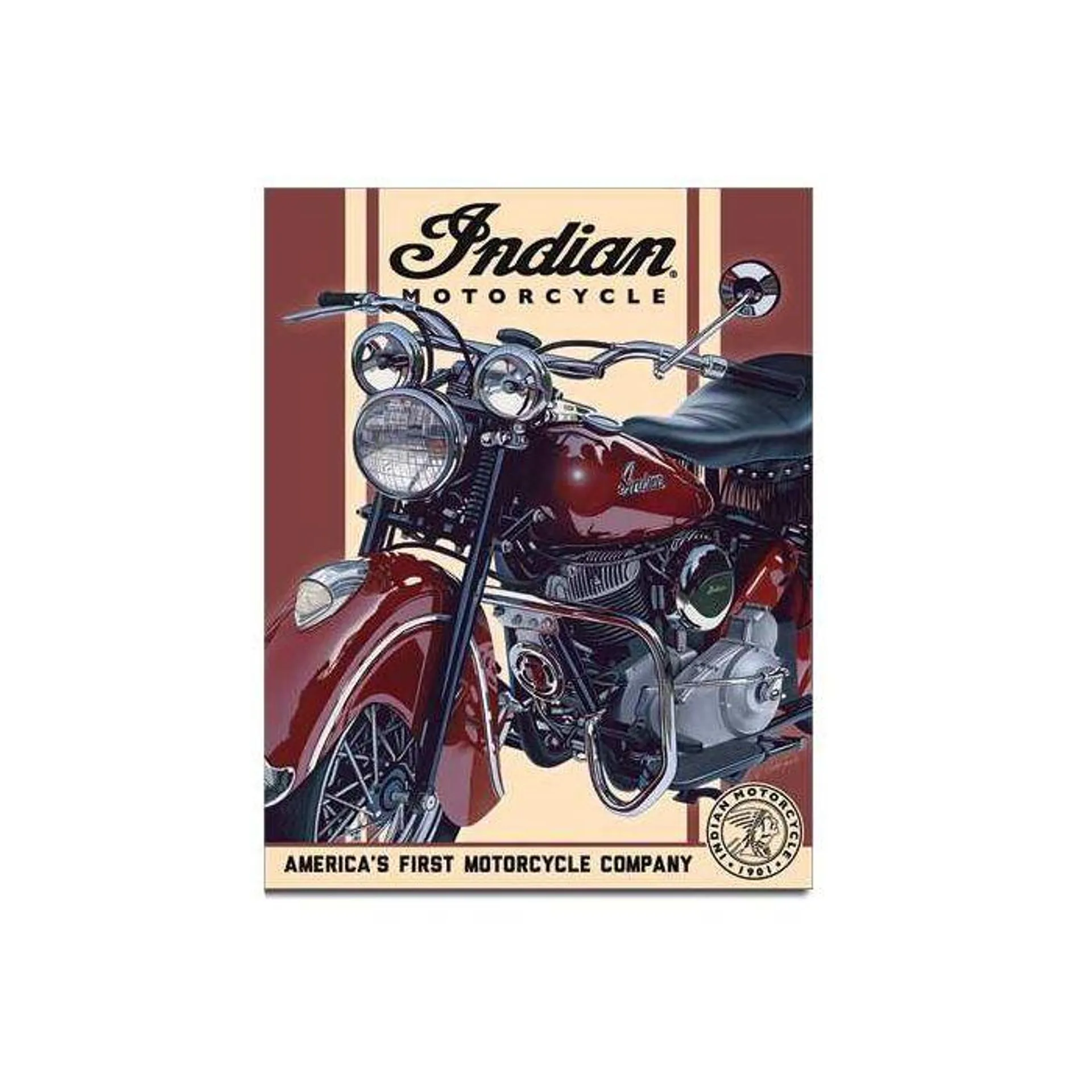 1948 Indian Motorcycle Tin Sign