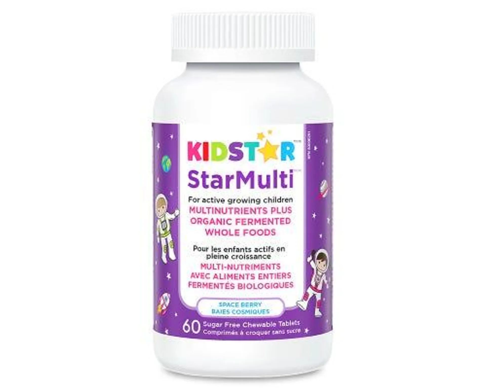 KidStar StarMulti Space Berry 60 Chewable Tablets