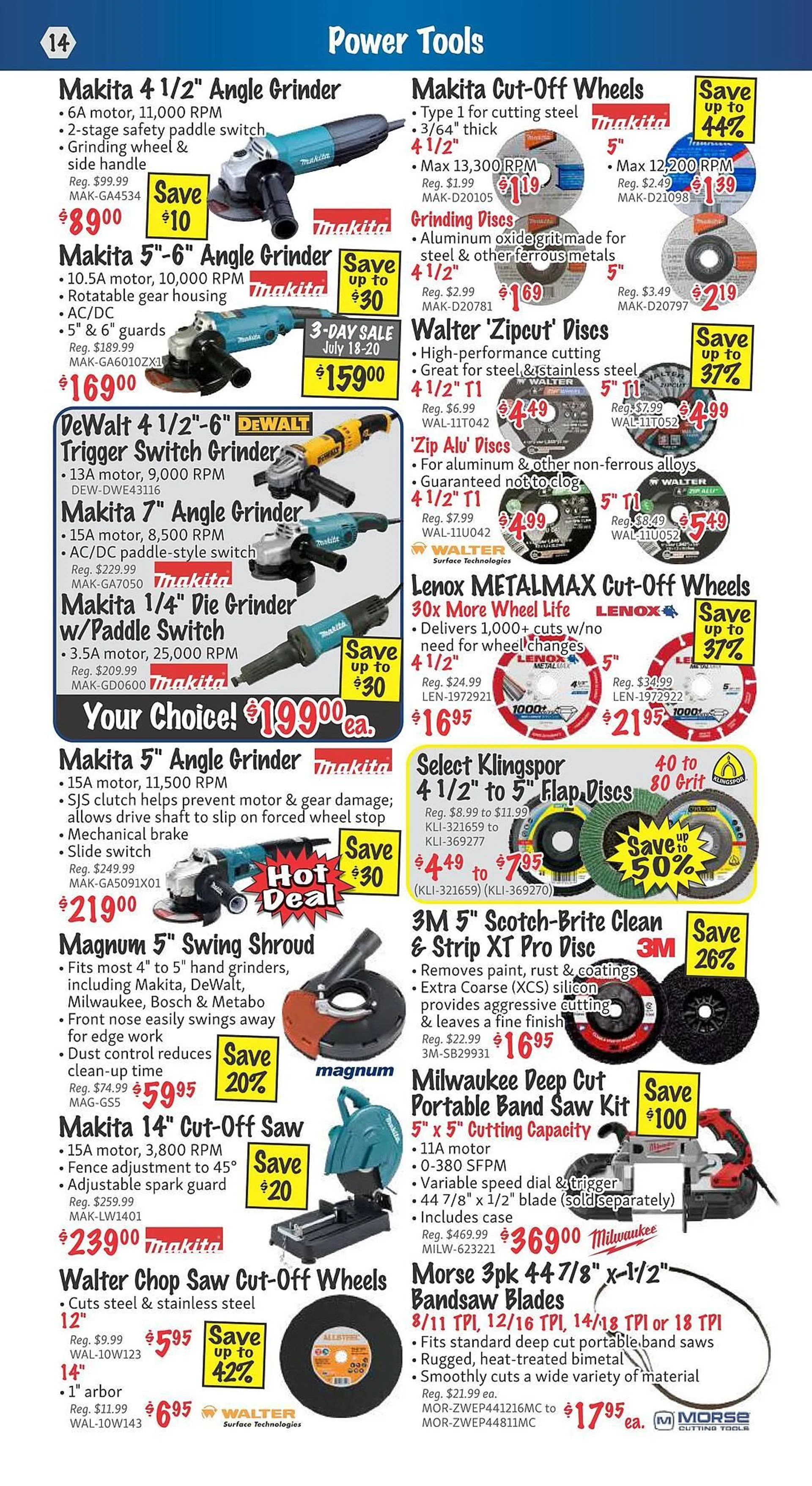 KMS Tools flyer from June 27 to July 31 2024 - flyer page 14