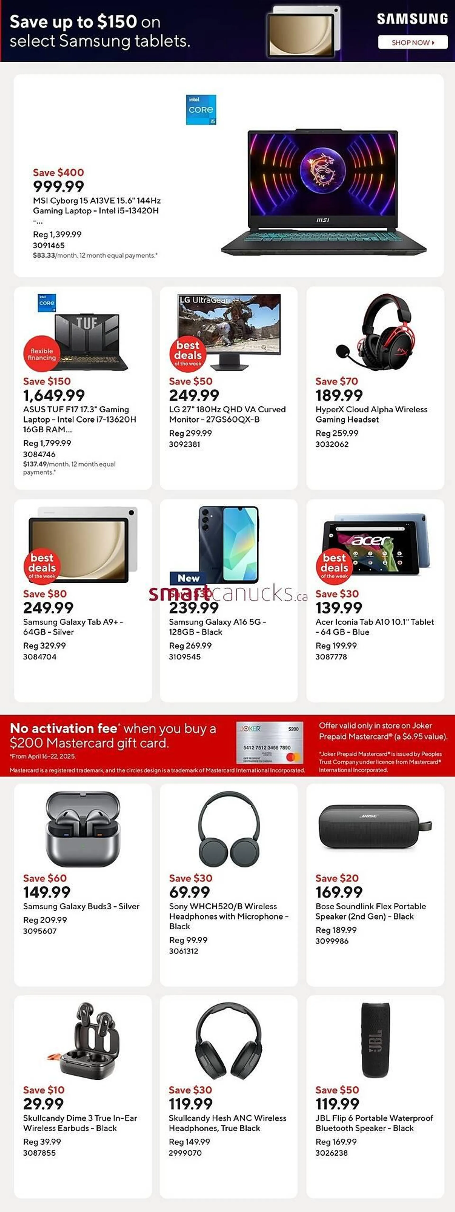 Staples flyer from April 18 to April 24 2025 - flyer page 8