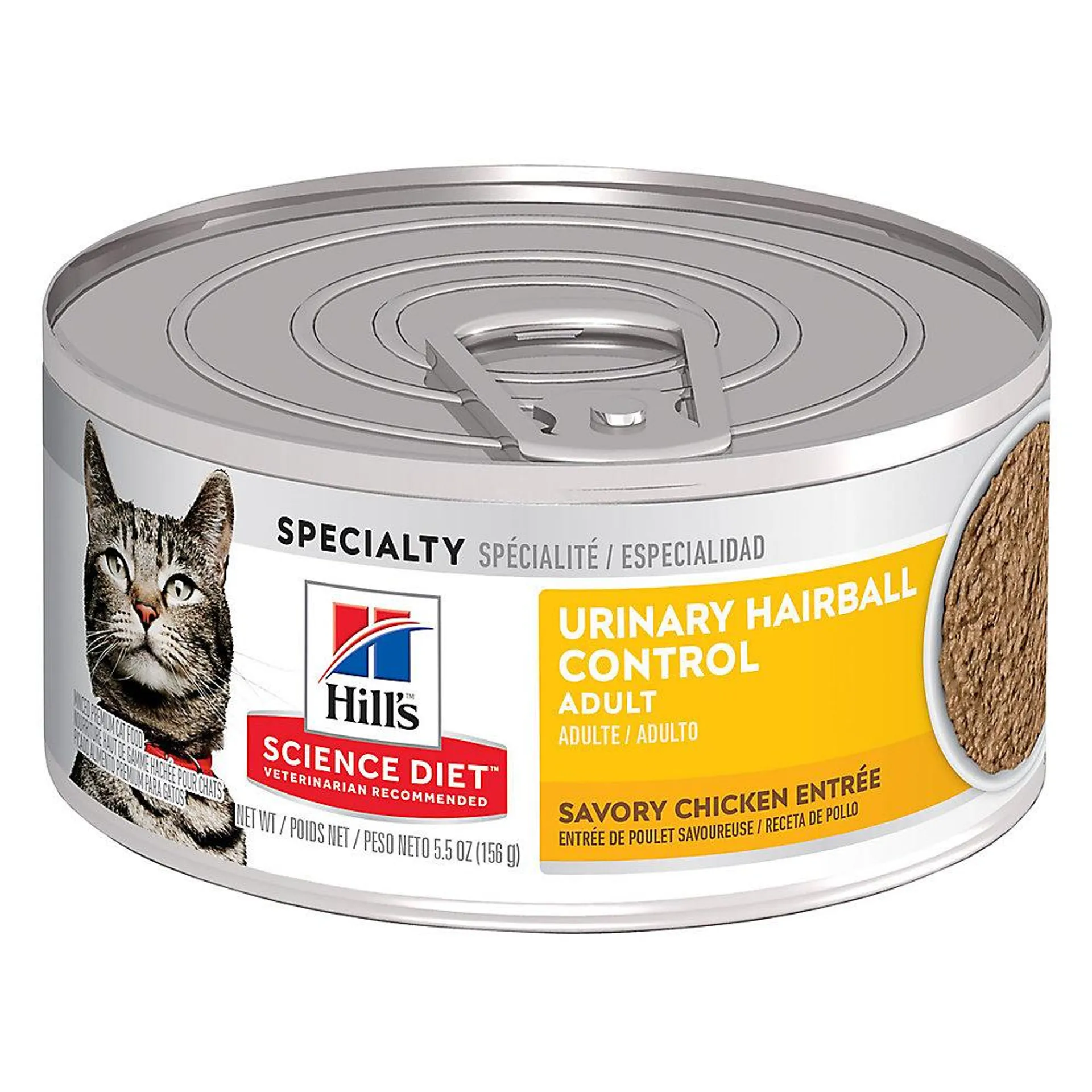 Hill's® Science Diet® Urinary Hairball Control Adult Wet Cat Food - Minced, 5.5 oz