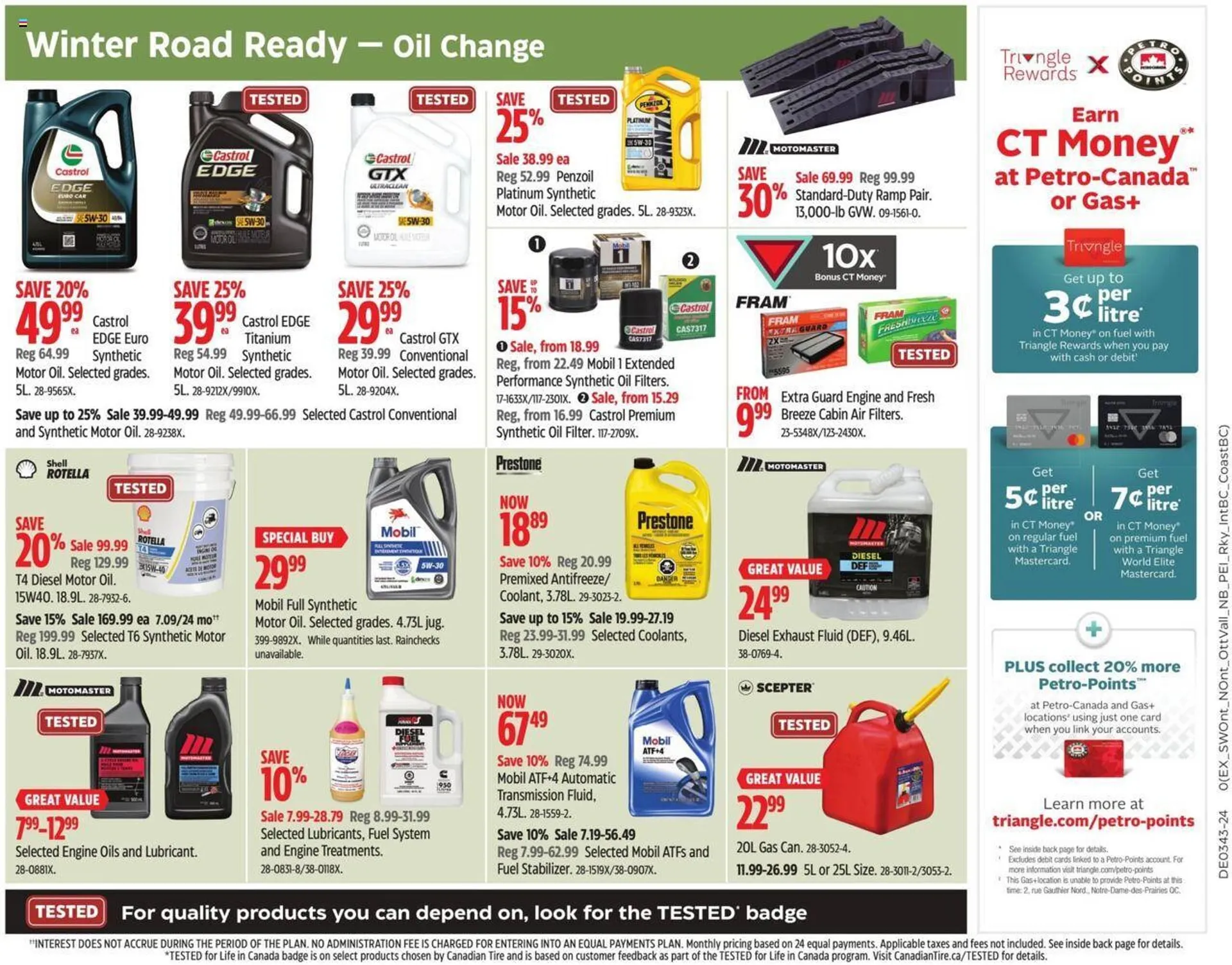 Canadian Tire flyer from October 18 to October 24 2024 - flyer page 43