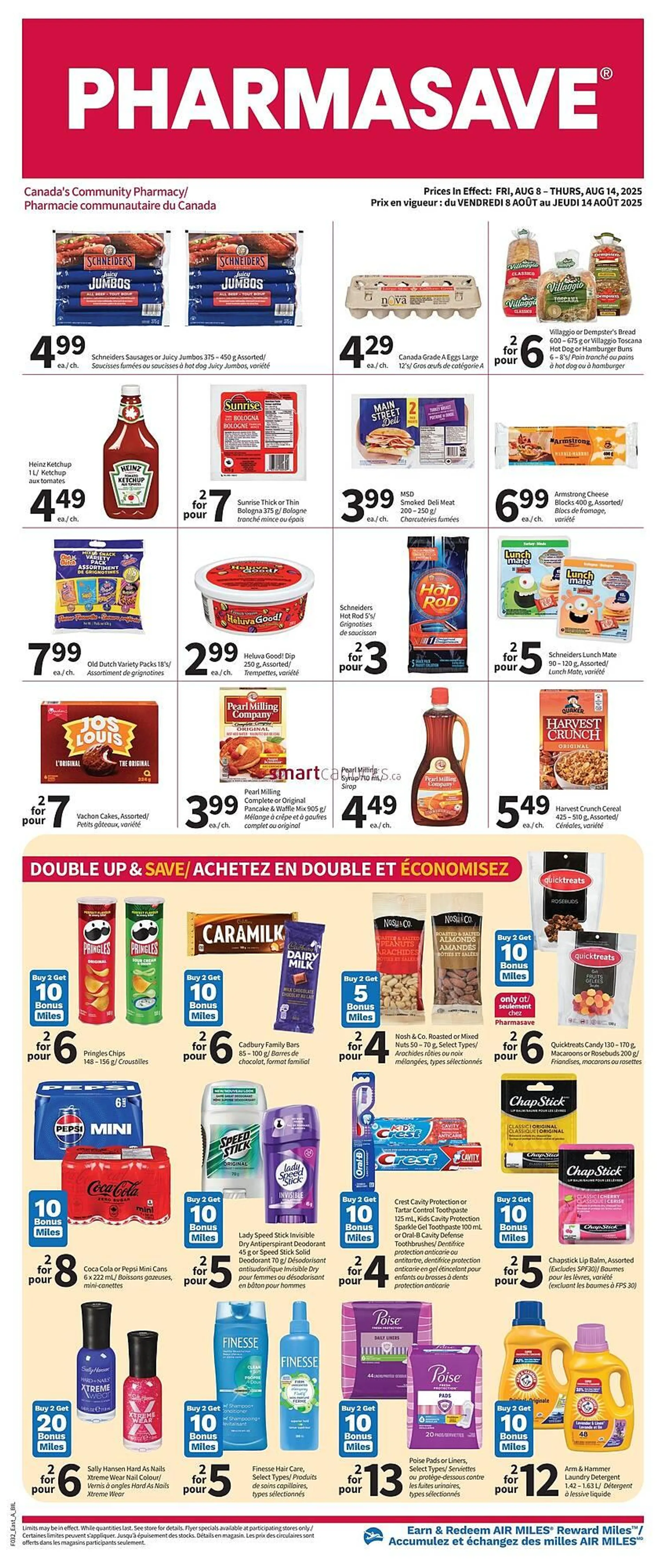 Pharmasave flyer from August 7 to August 13 2025 - flyer page 1