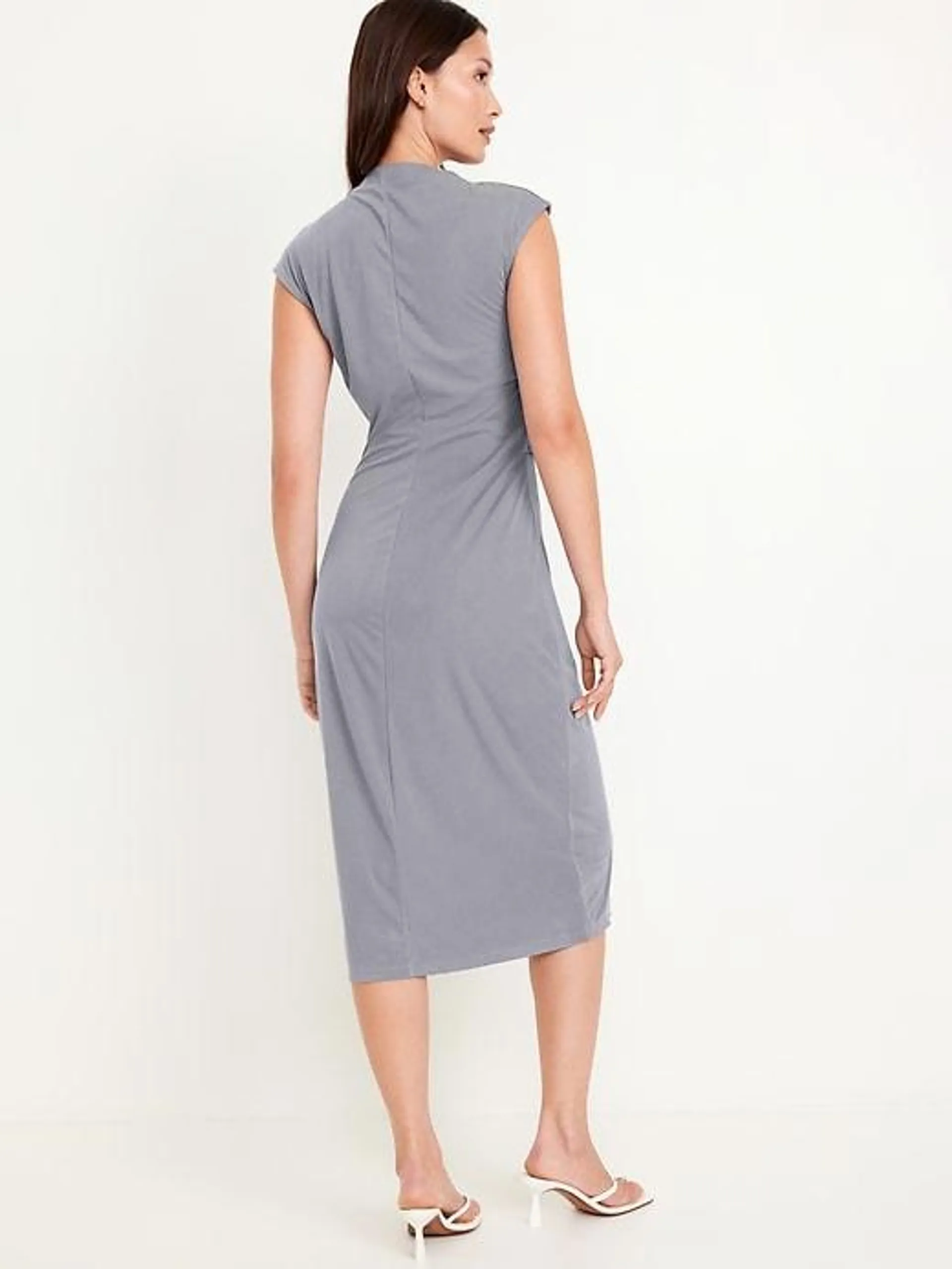 Ruched Midi Dress