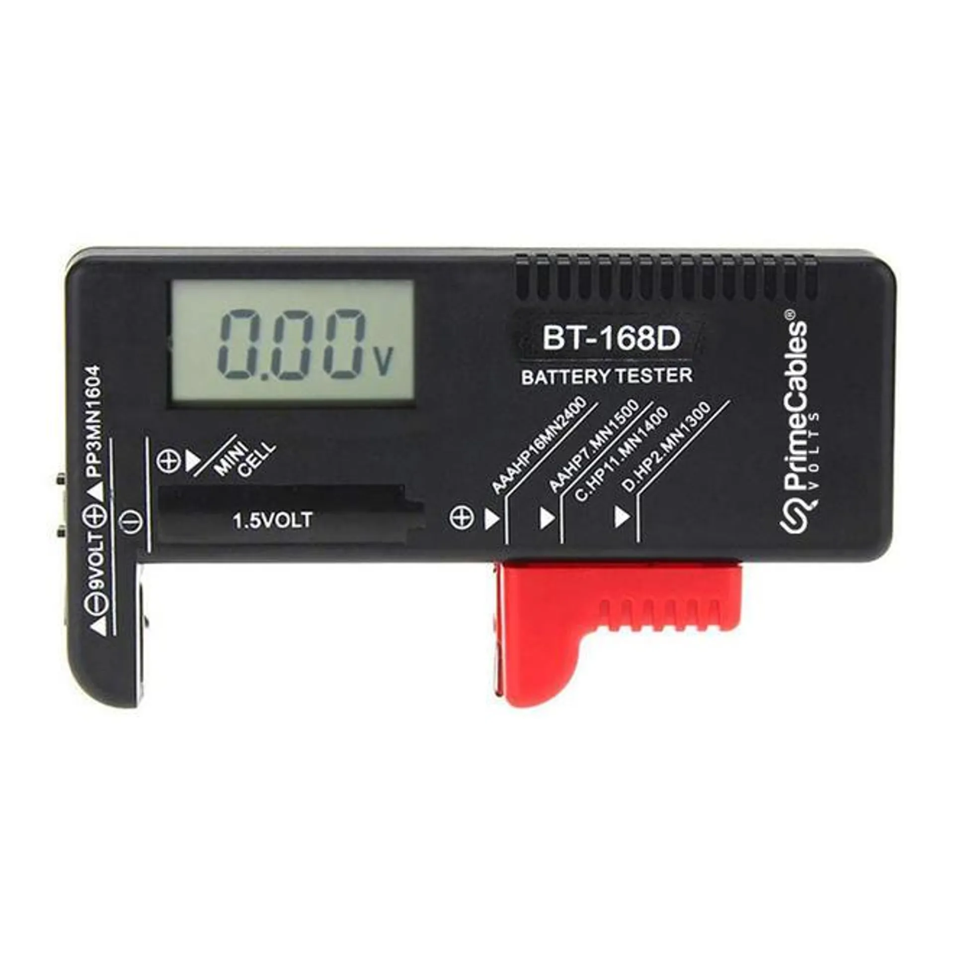 Digital Battery Tester Battery Checker for AA AAA C D 9V 1.5V Button Cell Small Batteries