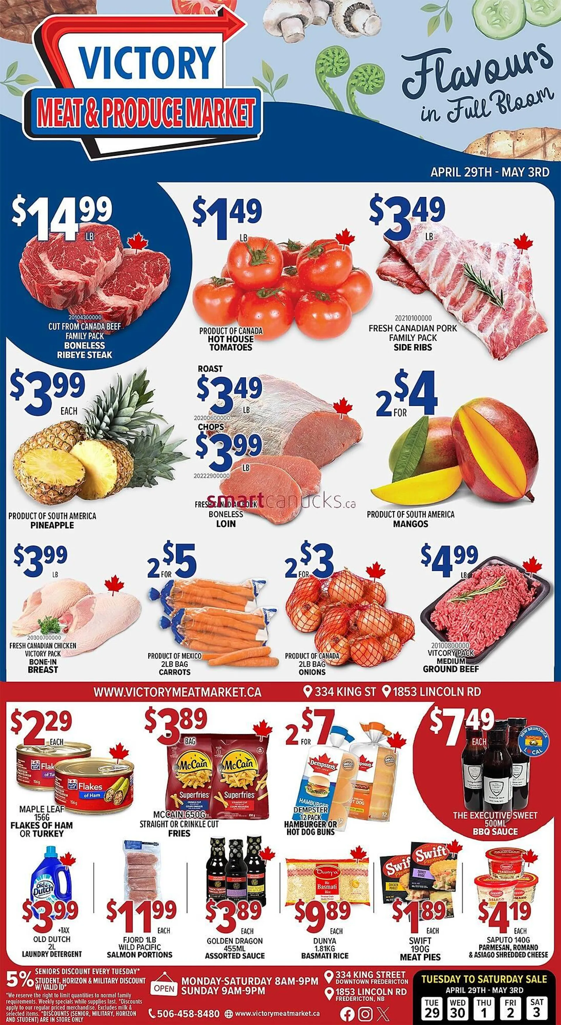 Victory Meat Market flyer - 1