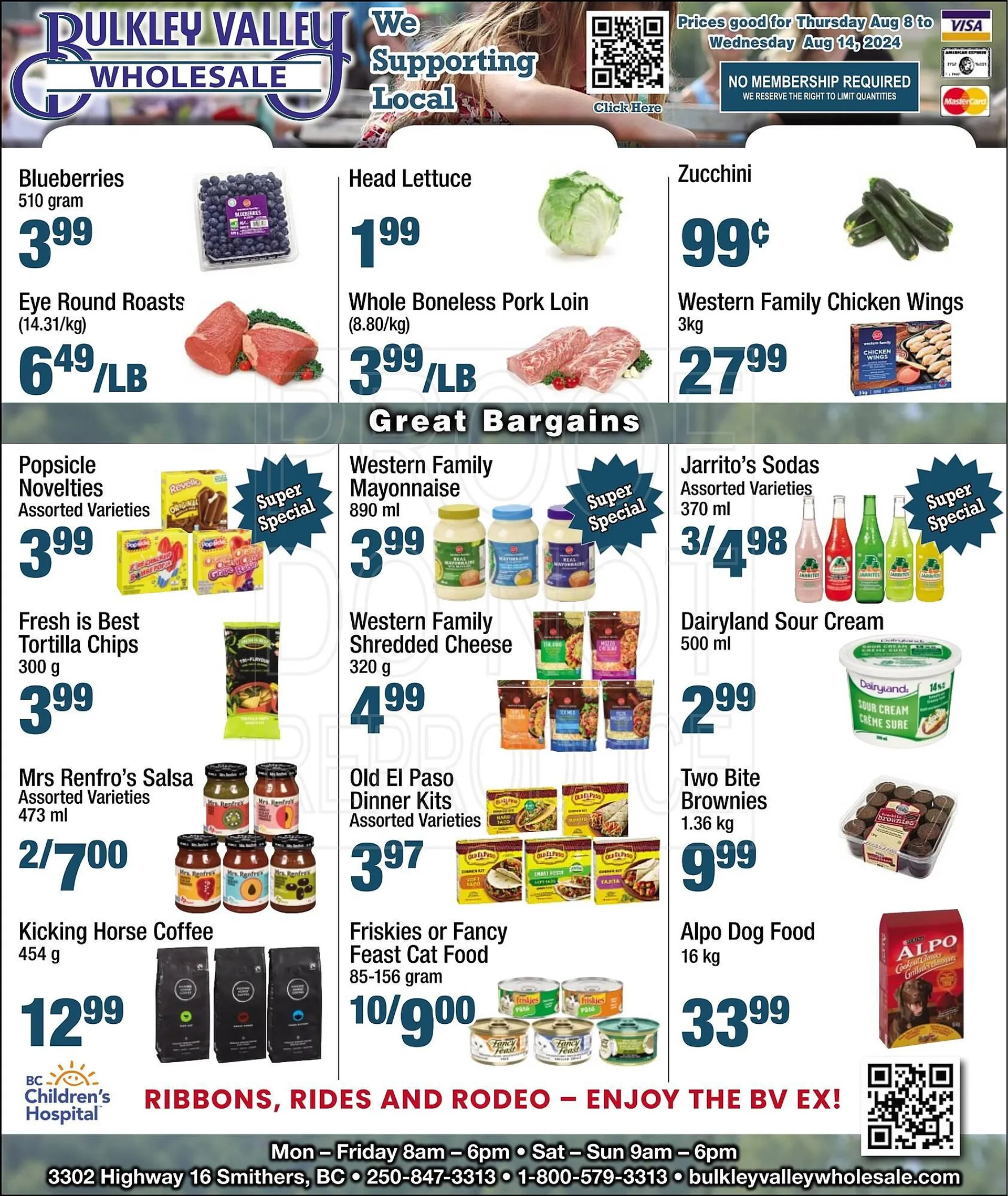 Bulkley Valley Wholesale flyer - 1