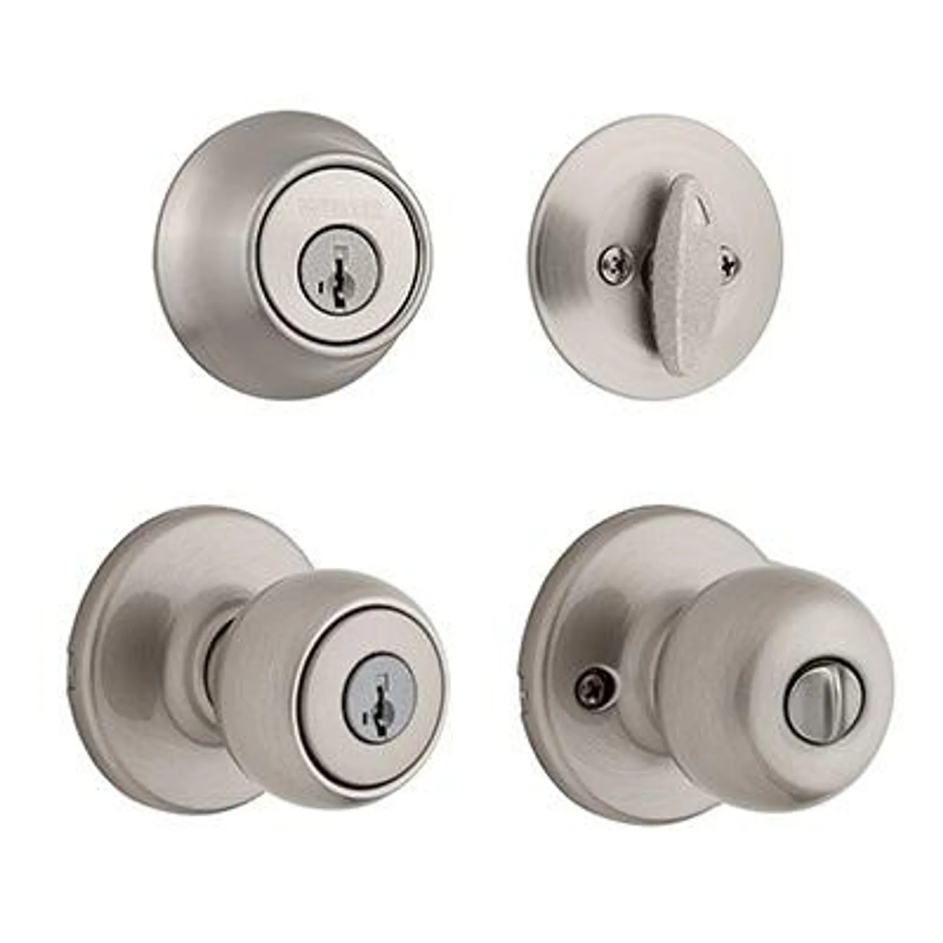 Smartkey Fairfax Combo Pack Satin Nickel