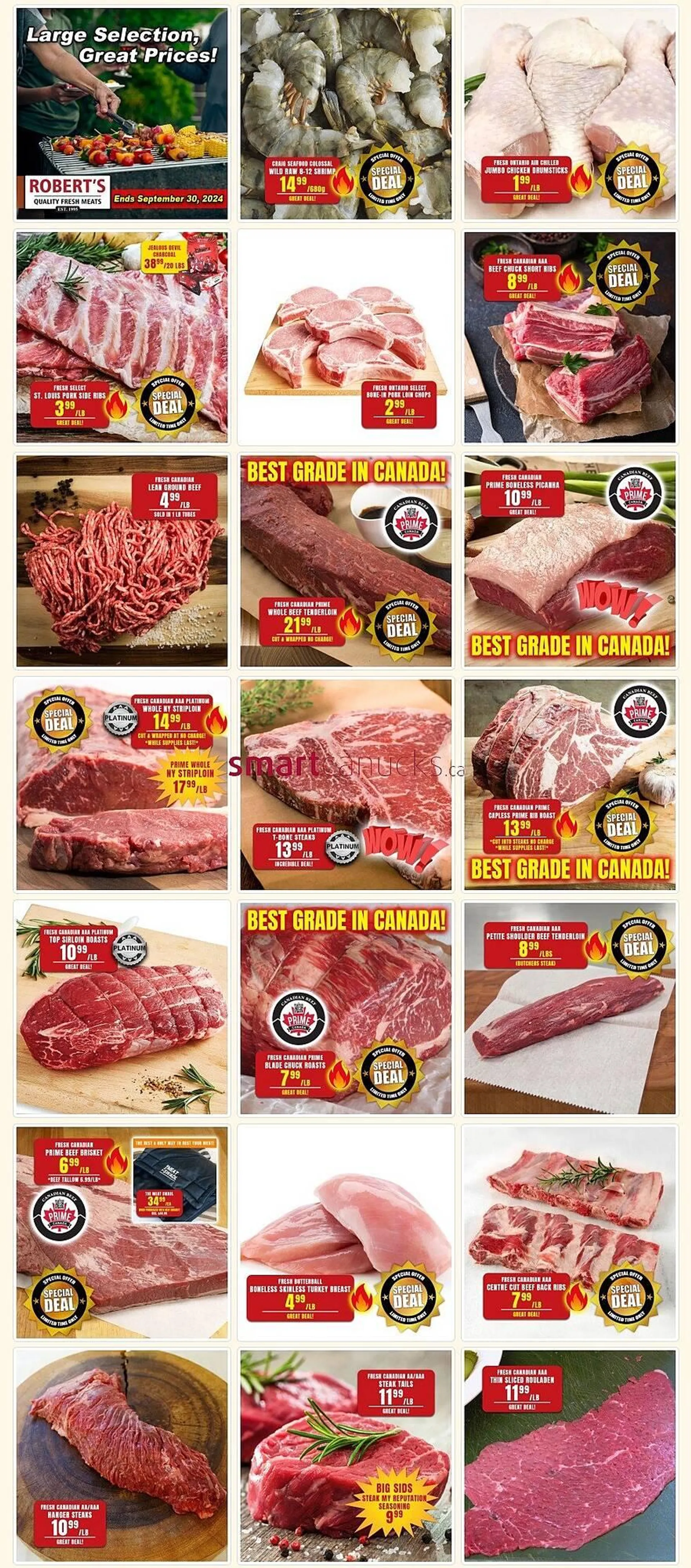 Roberts Fresh and Boxed Meats flyer - 1