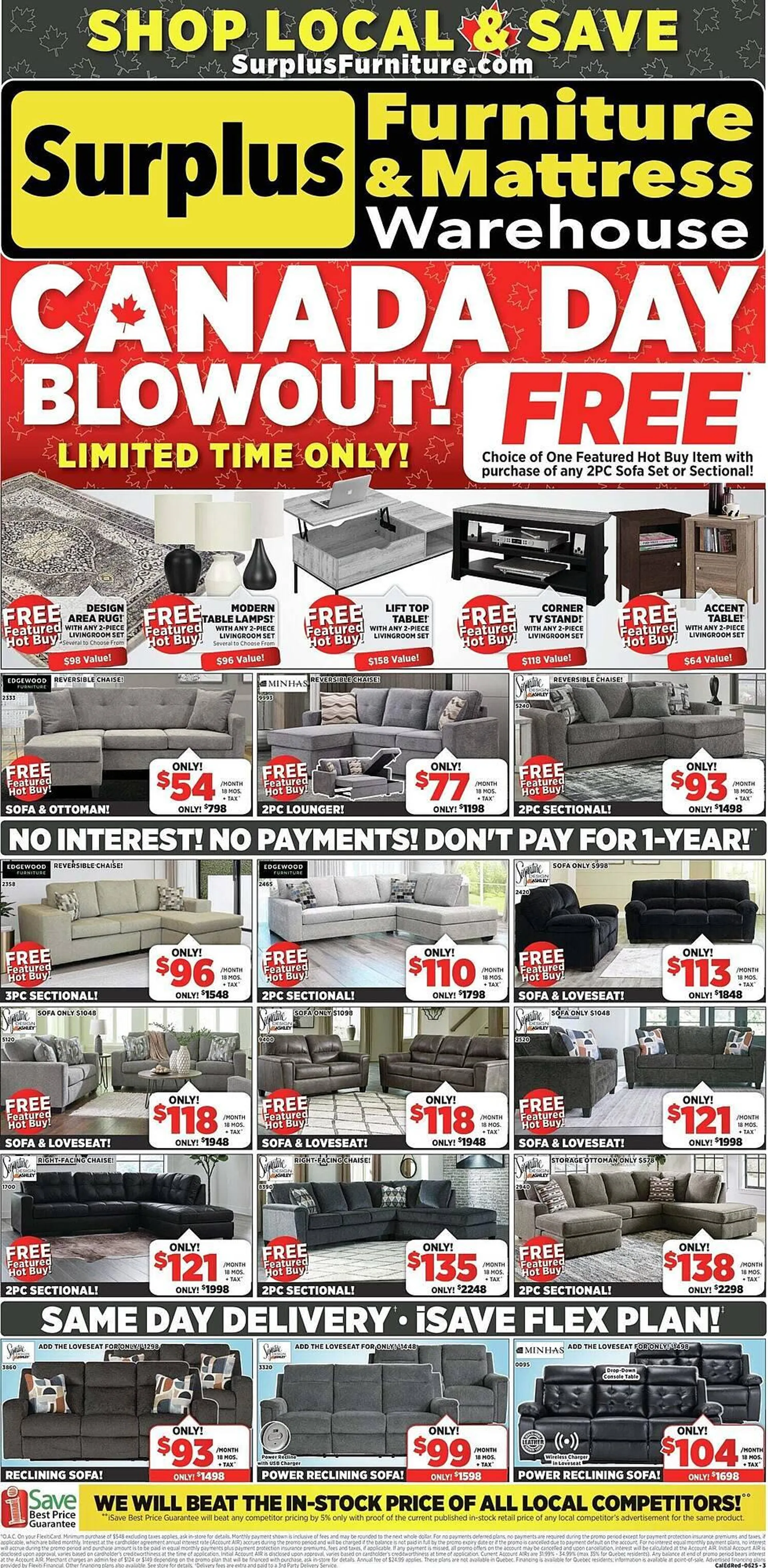 Surplus Furniture flyer - 1