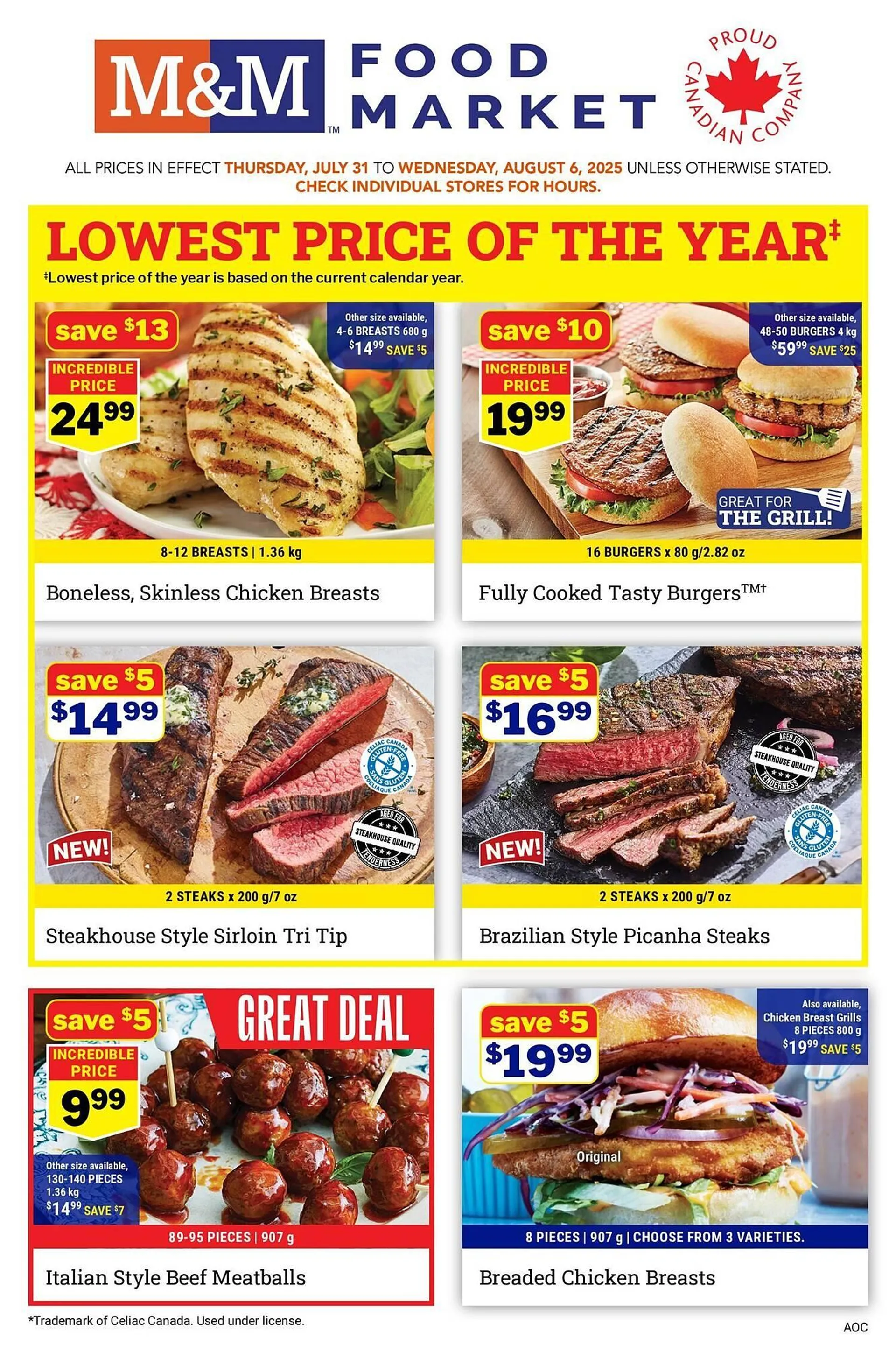 M & M Food Market flyer from August 1 to August 8 2025 - flyer page 1