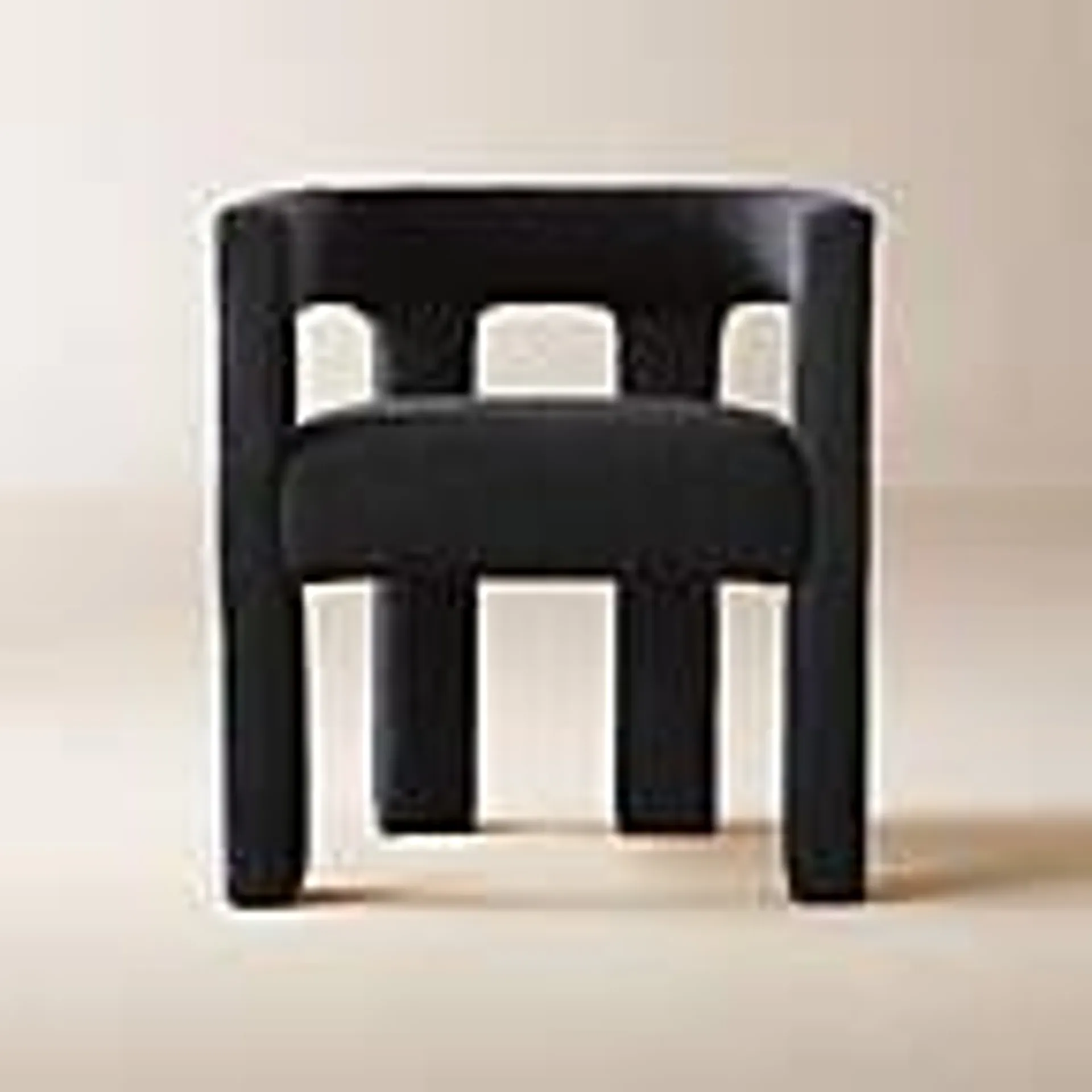 Stature Black Dining Armchair