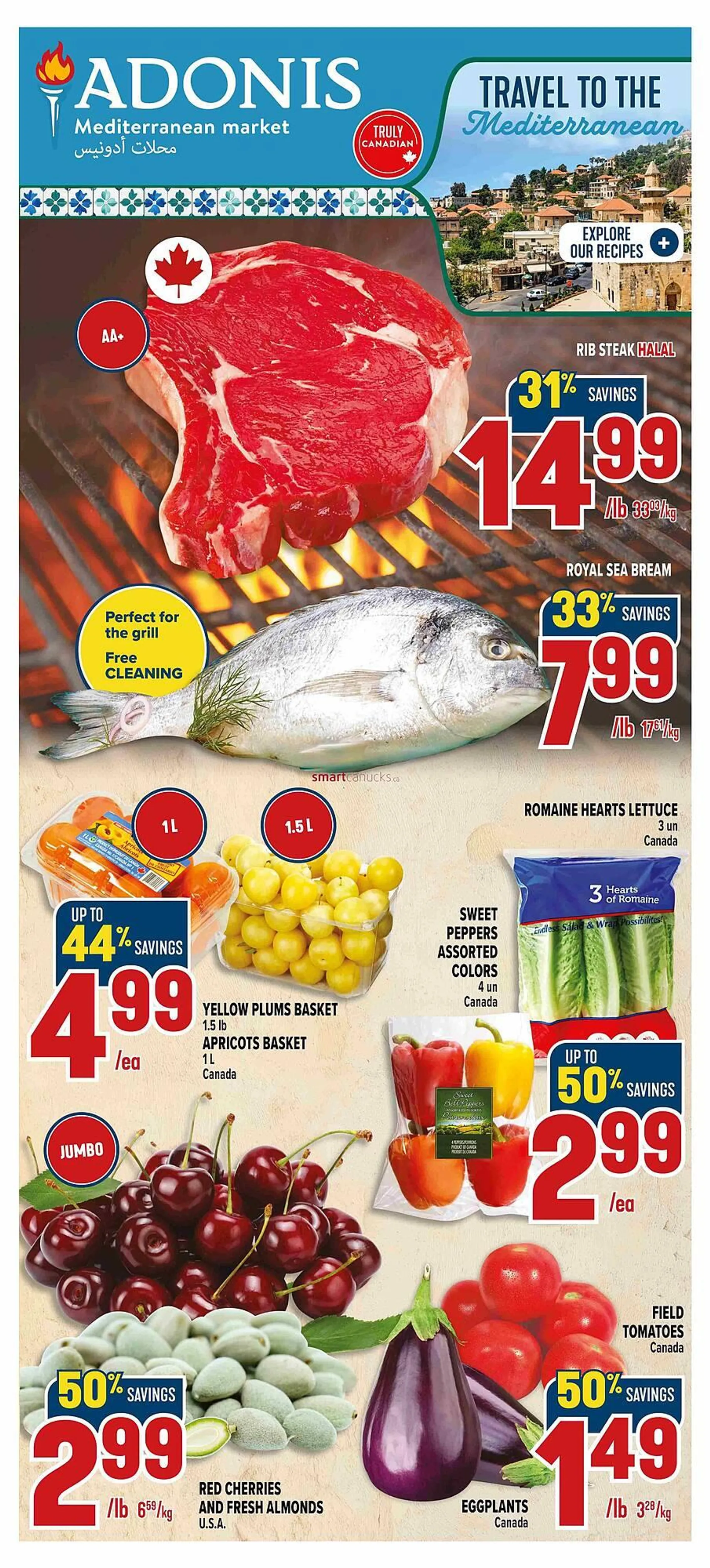 Marché Adonis flyer from July 31 to August 6 2025 - flyer page 1