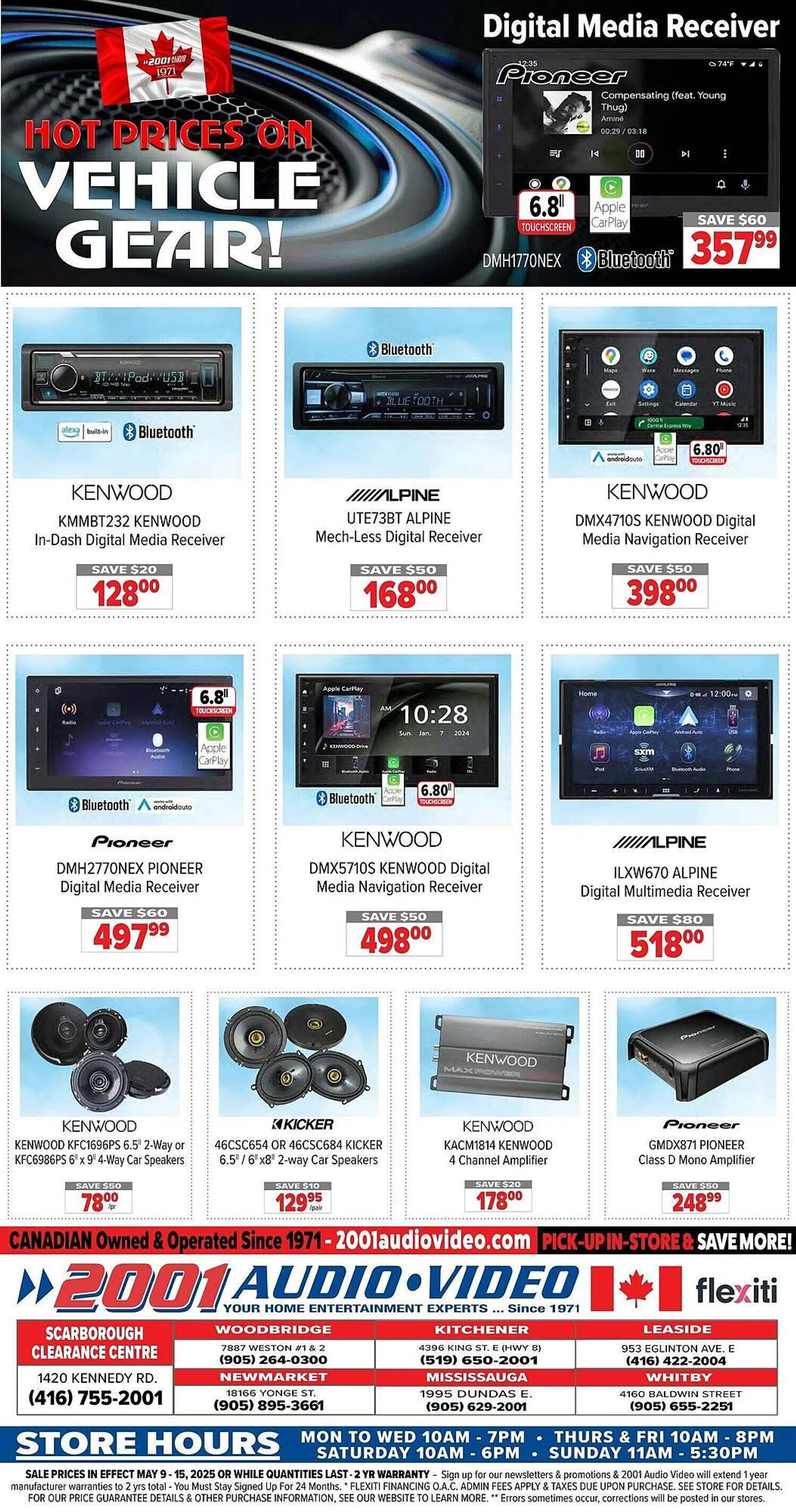 2001 Audio Video flyer from May 9 to May 15 2025 - flyer page 15