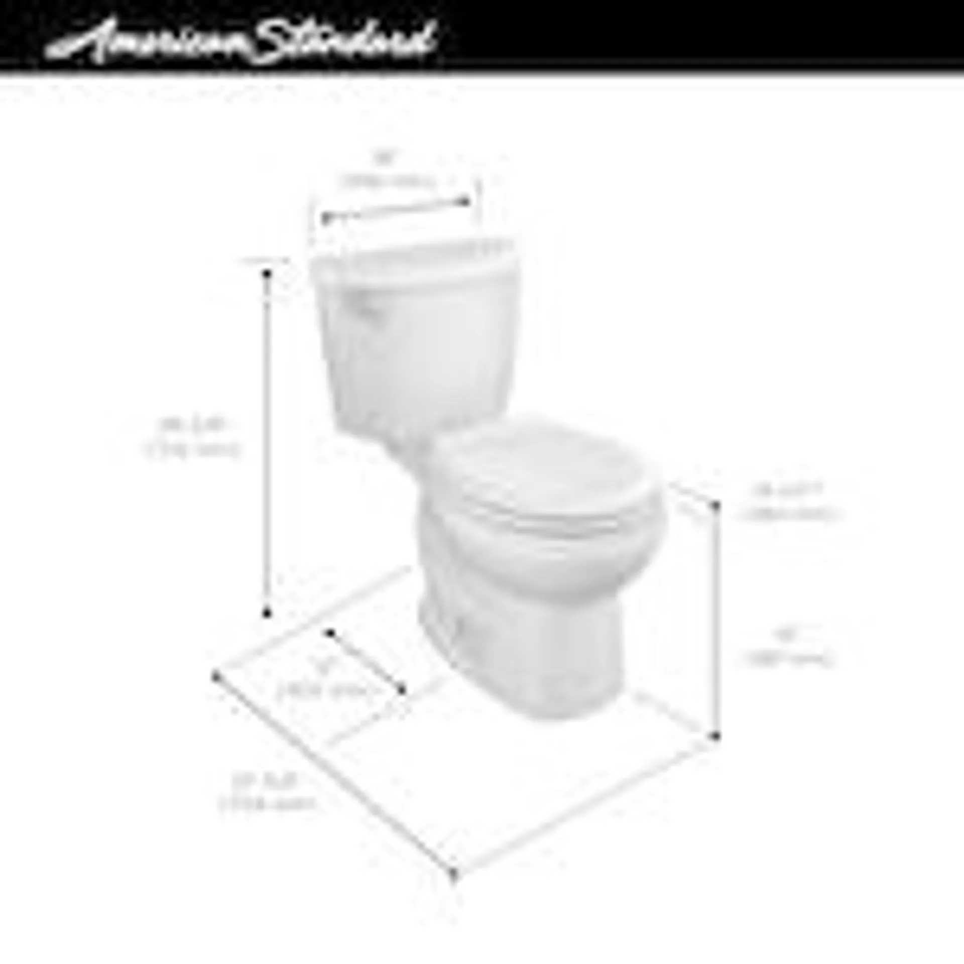 Evolution 2-Piece 6L Single Flush Standard Height Round Front Lined Toilet in White