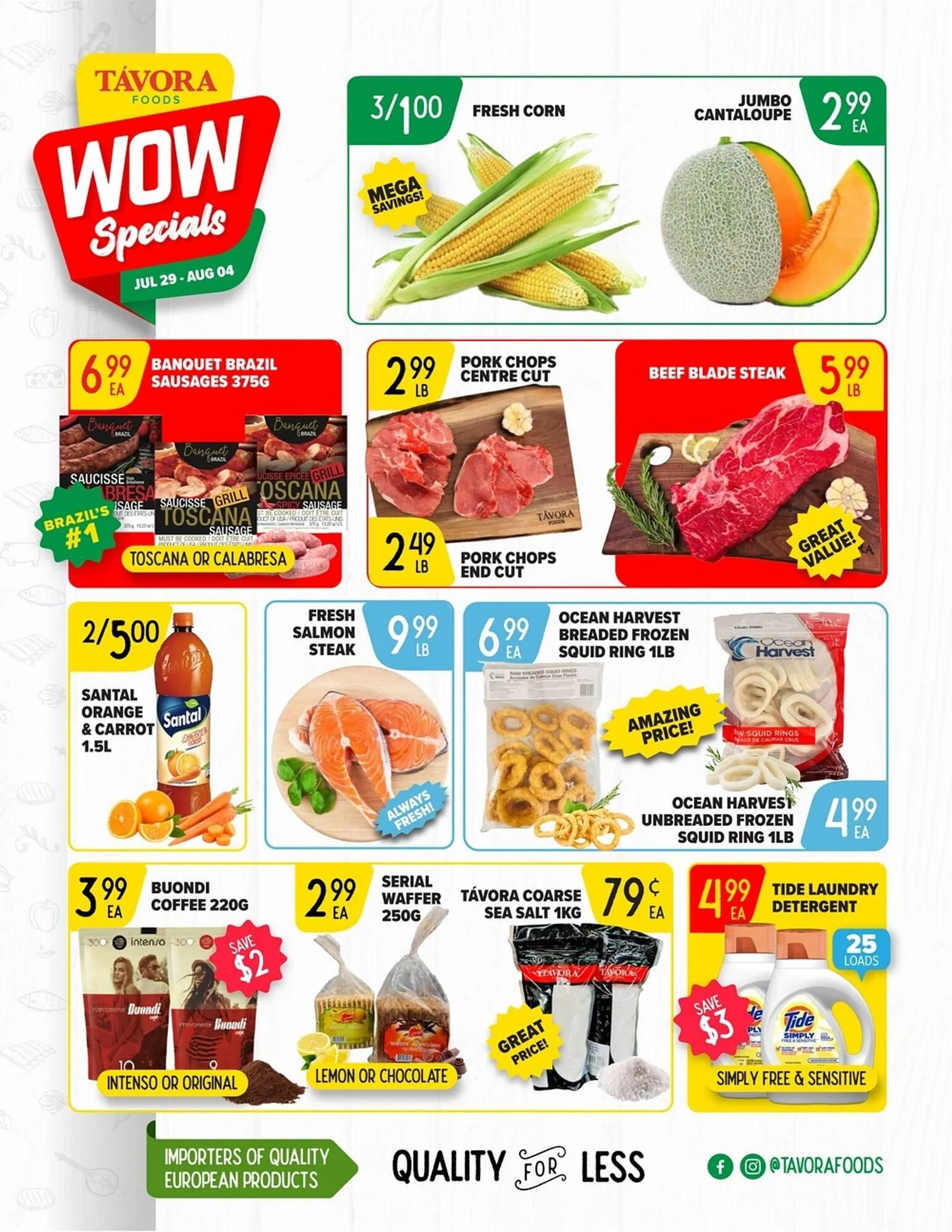 Tavora Foods flyer - 1