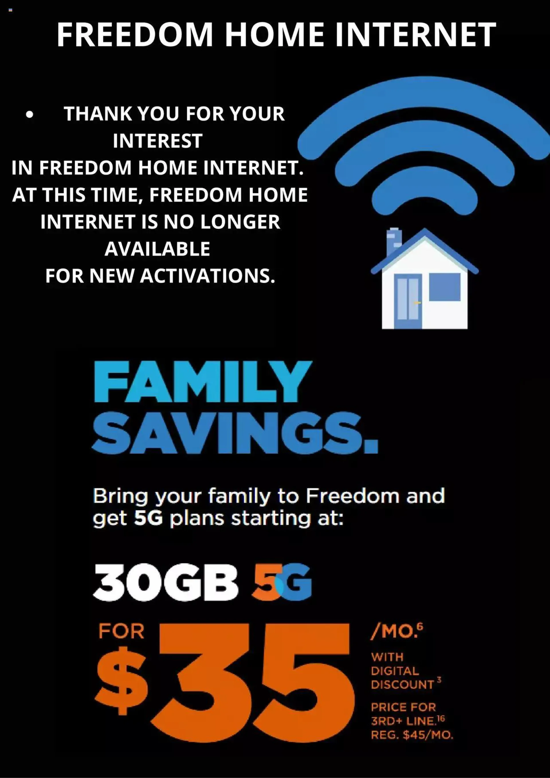 Freedom Mobile flyer / circulaire - 3