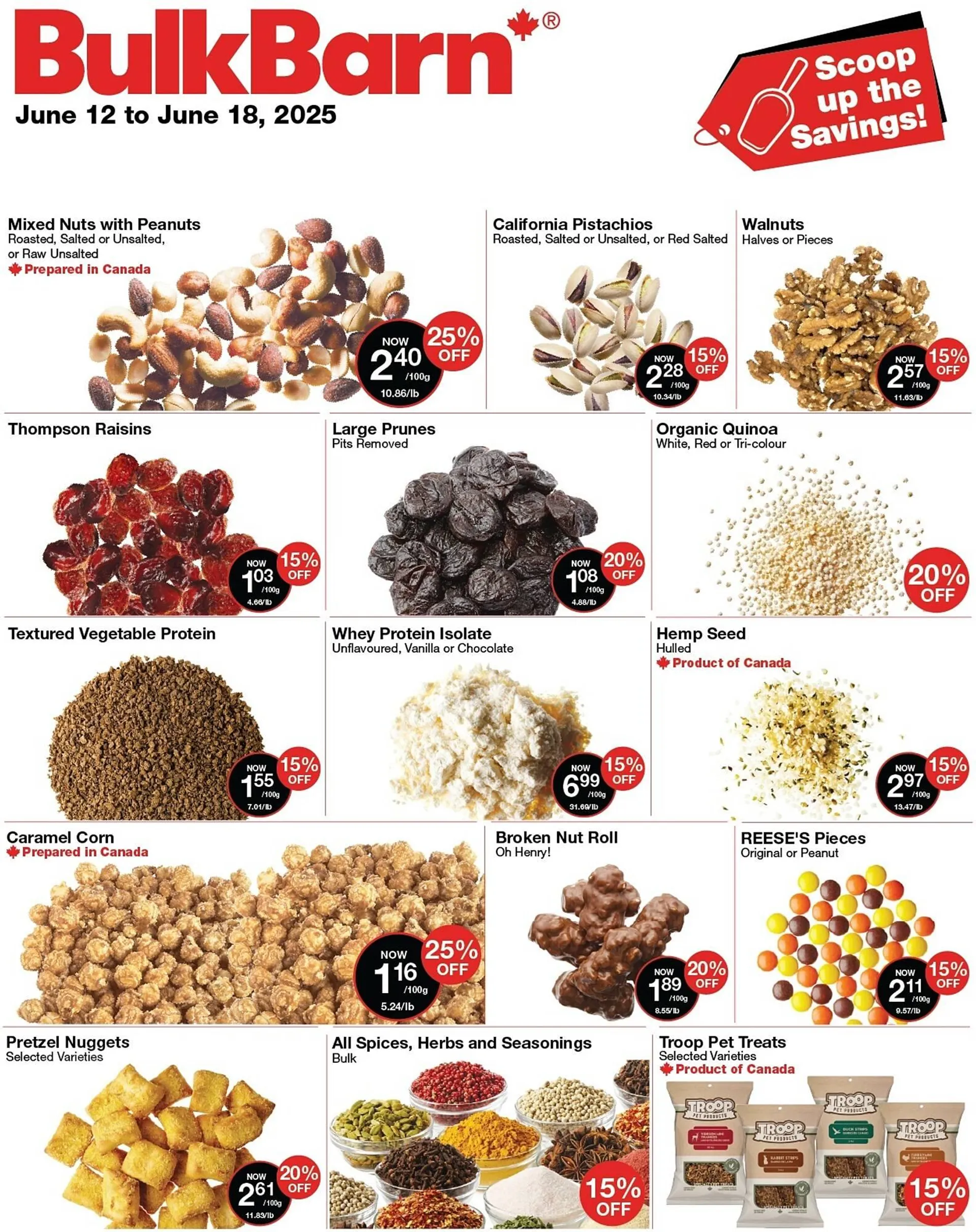 Bulk Barn flyer from June 12 to June 18 2025 - flyer page 1