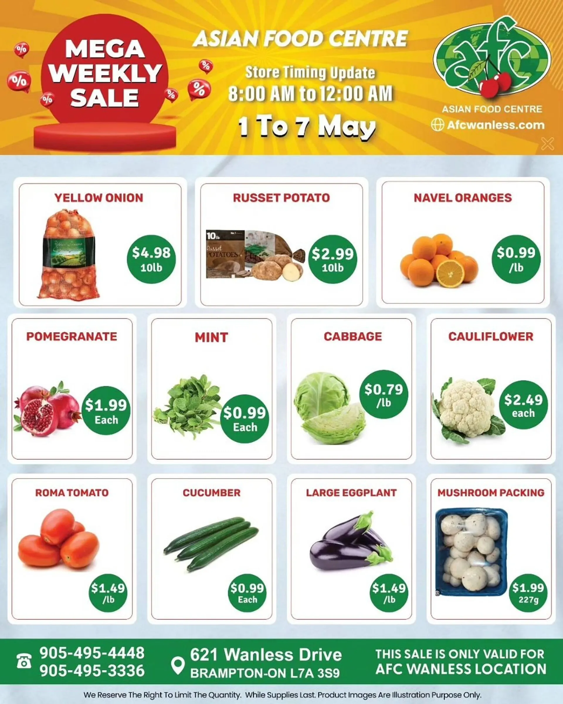 Asian Food Centre flyer - 1