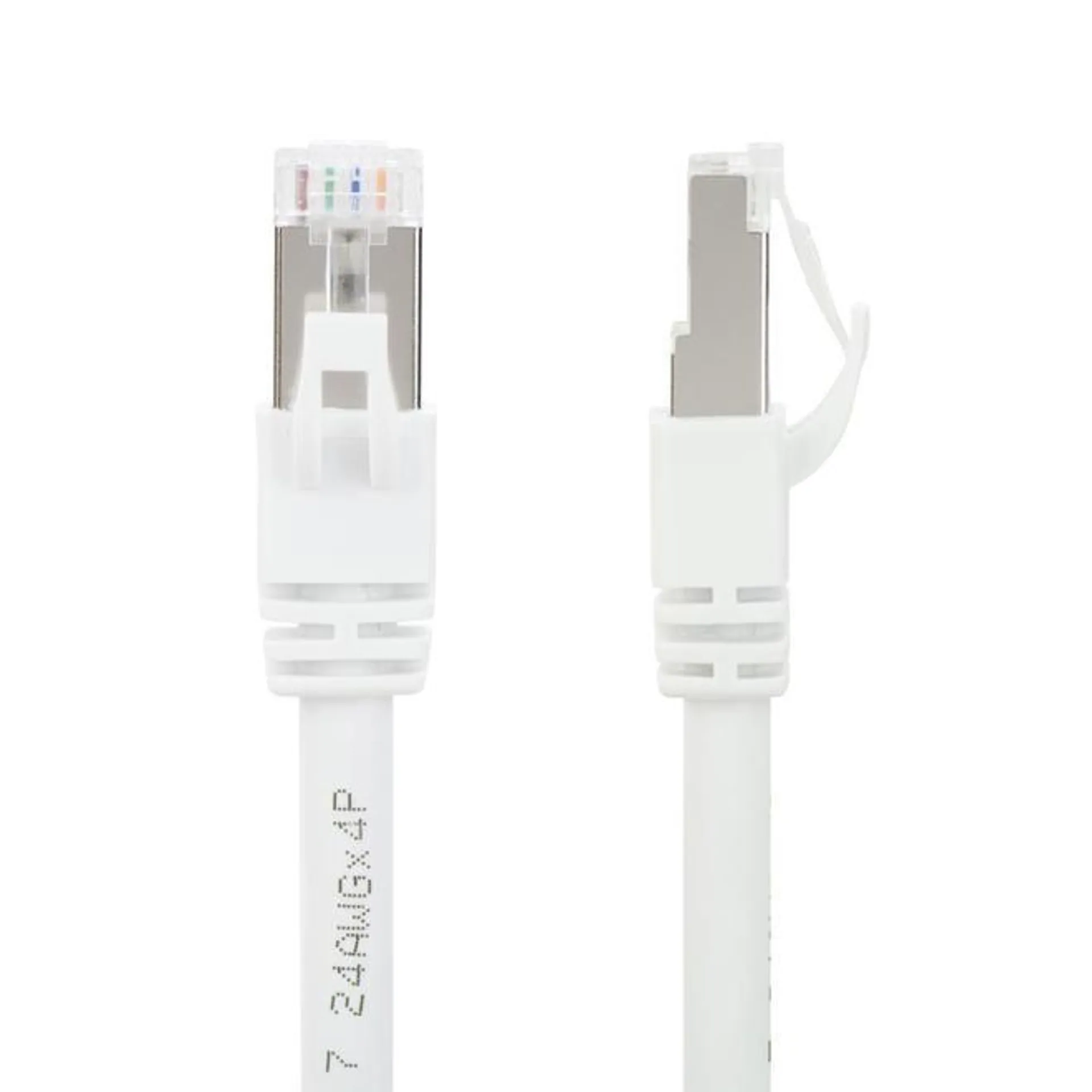 Cat 7 Network Cables Twisted Pair S/STP White- PrimeCables® - 75ft, 1/Pack