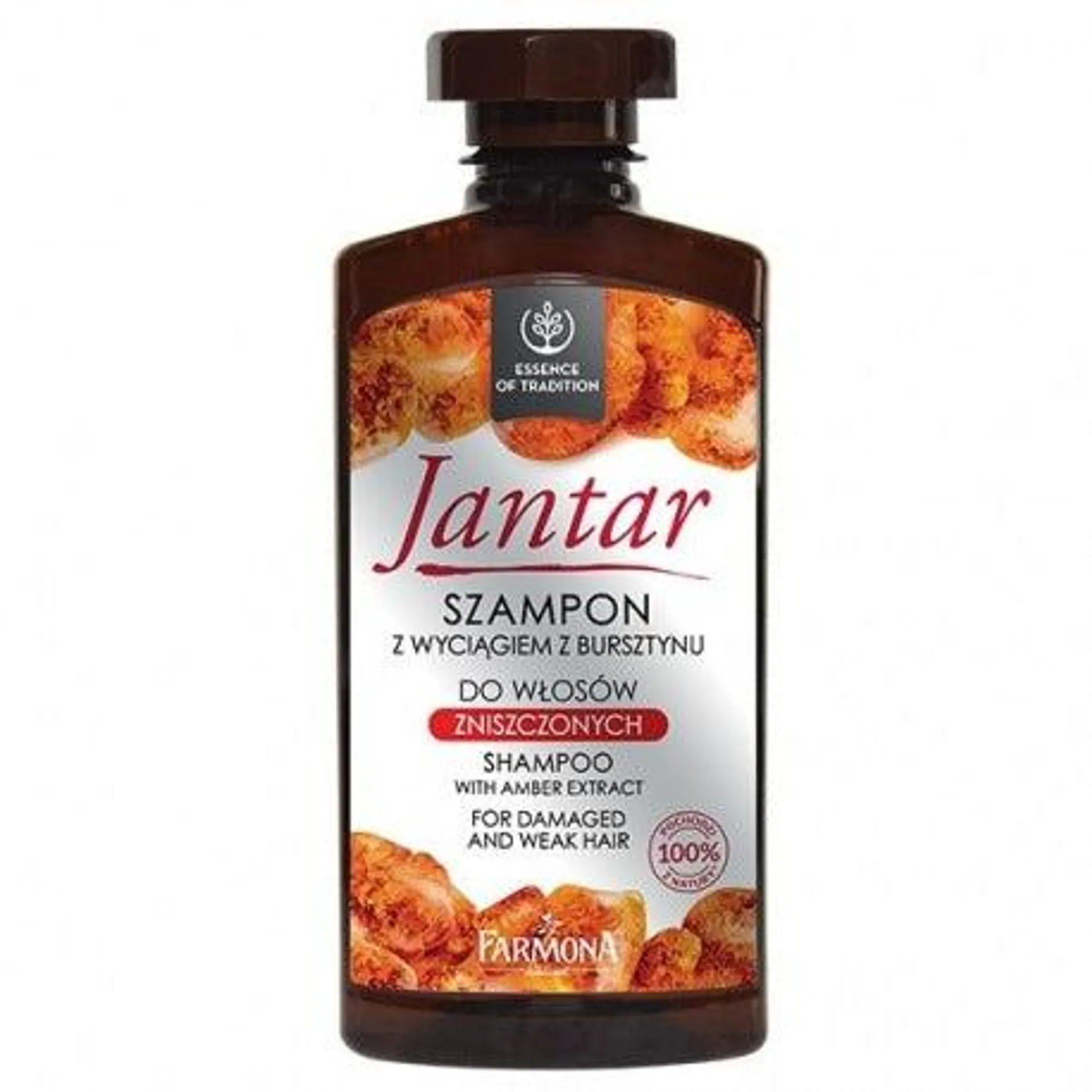 Farmona Jantar Shampoo with Amber Extract for Damaged and Weak Hair 330ml