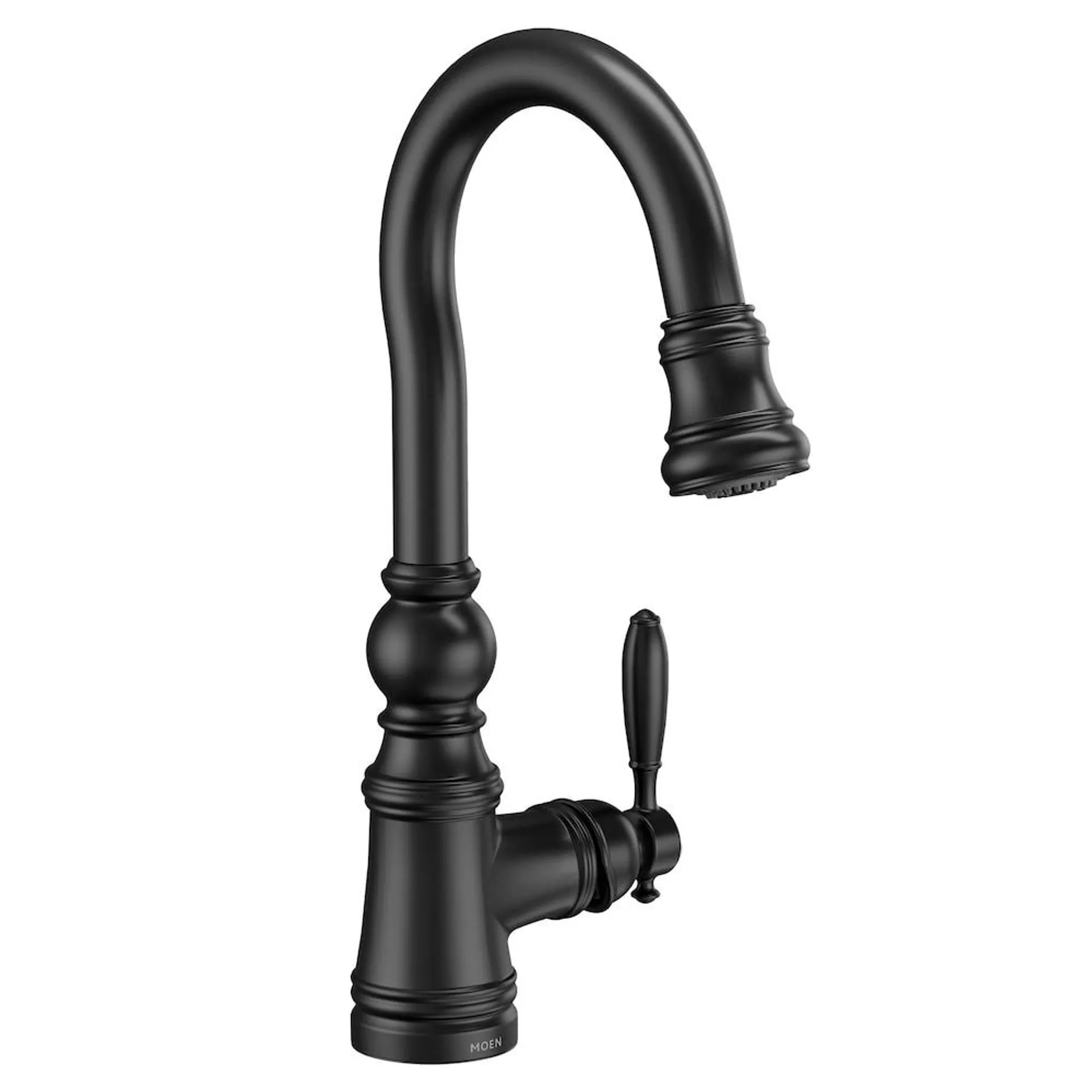 Weymouth Pull Down Kitchen Faucet/Tap in Matte Black