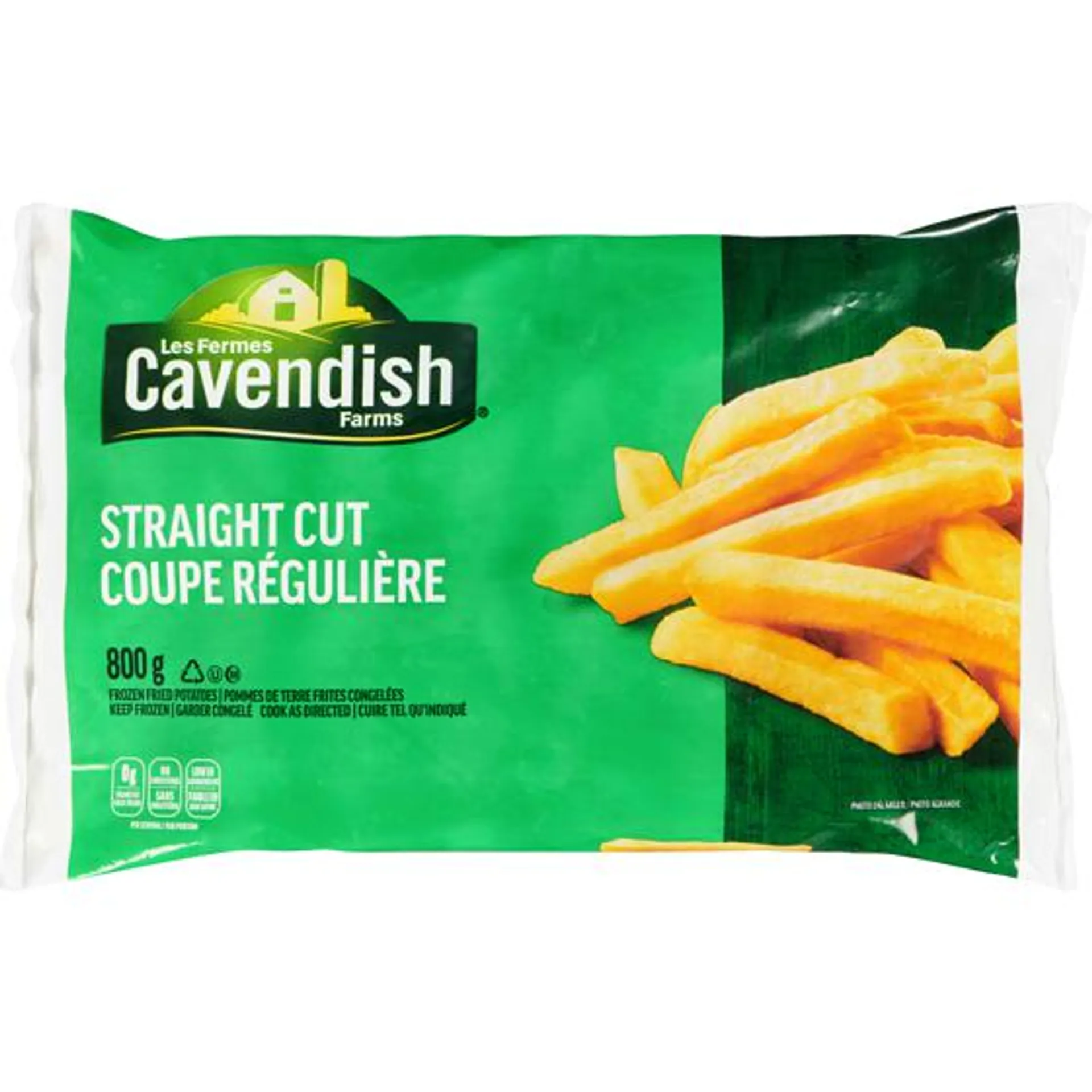 Cavendish fries (straight cut) - 1kg