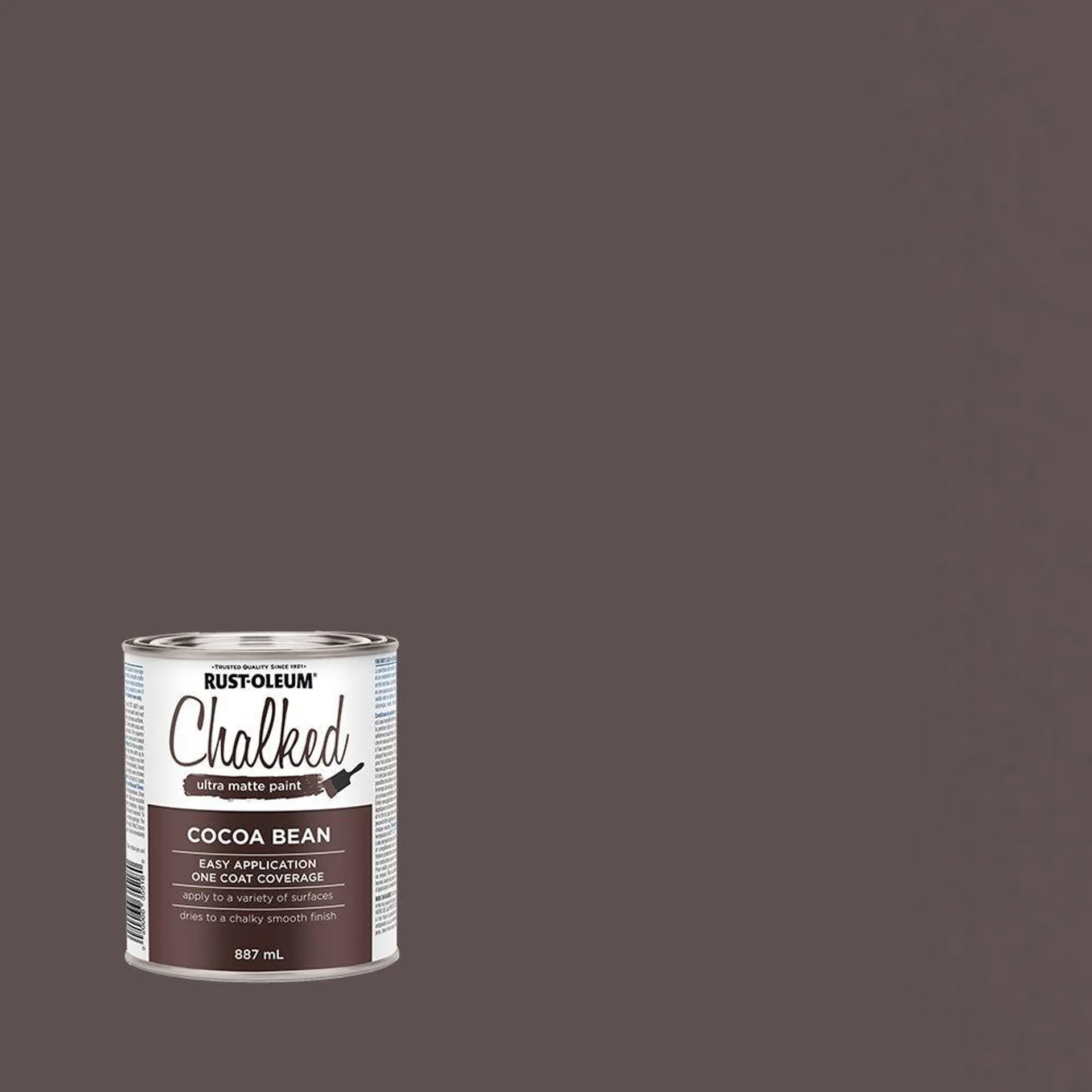 Chalked Ultra Matte Paint in Cocoa Bean, 887 mL