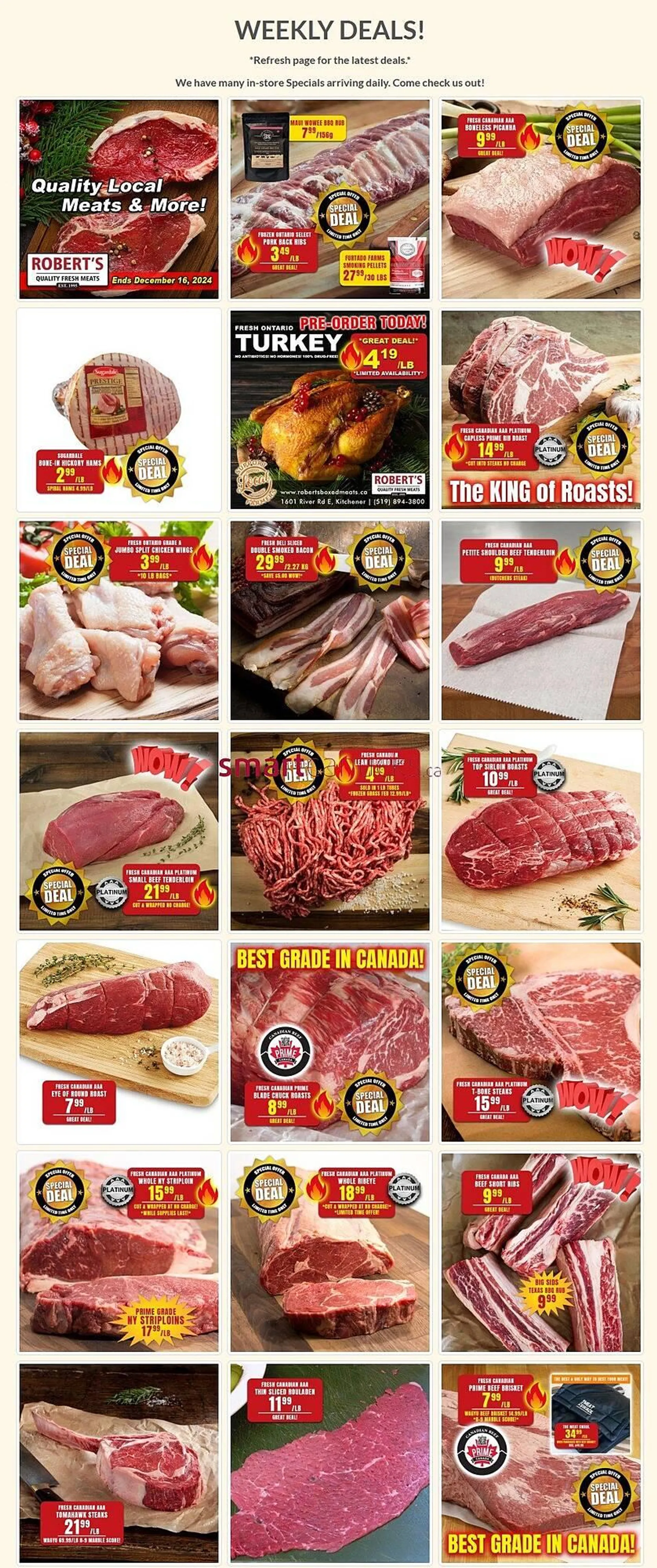 Roberts Fresh and Boxed Meats flyer - 1