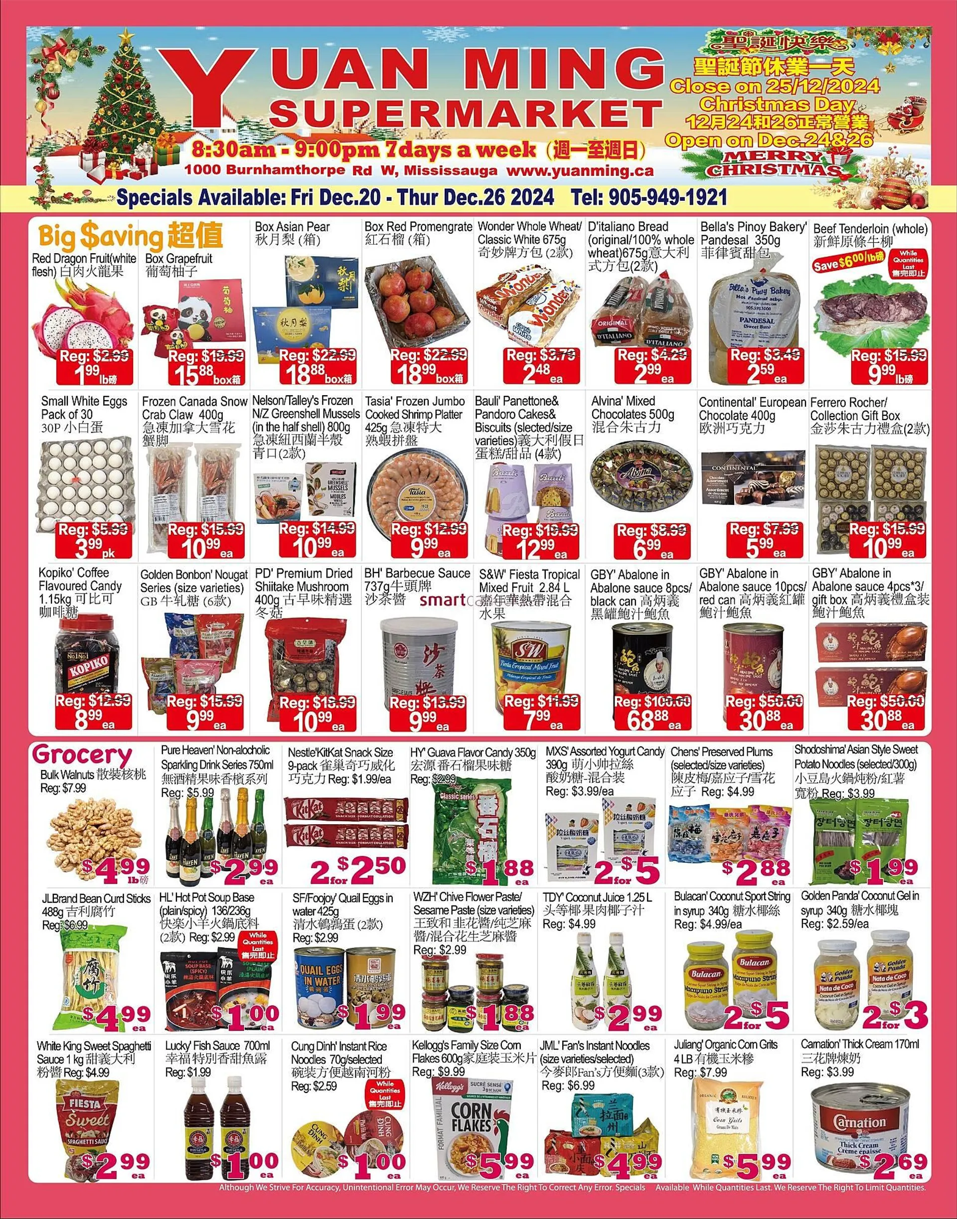 Yuan Ming Supermarket flyer - 1