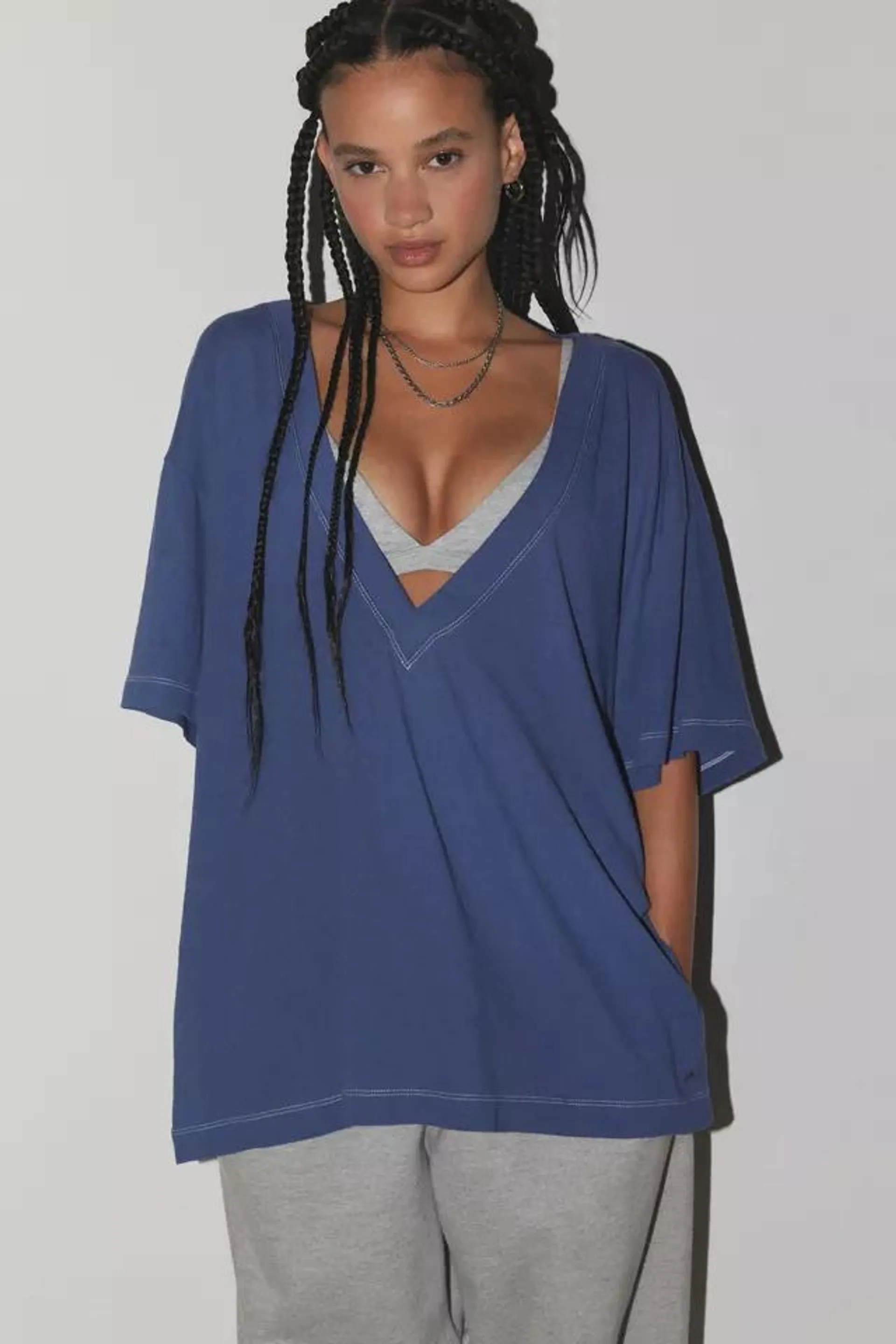 Out From Under Jamie Slouchy V-Neck Tee