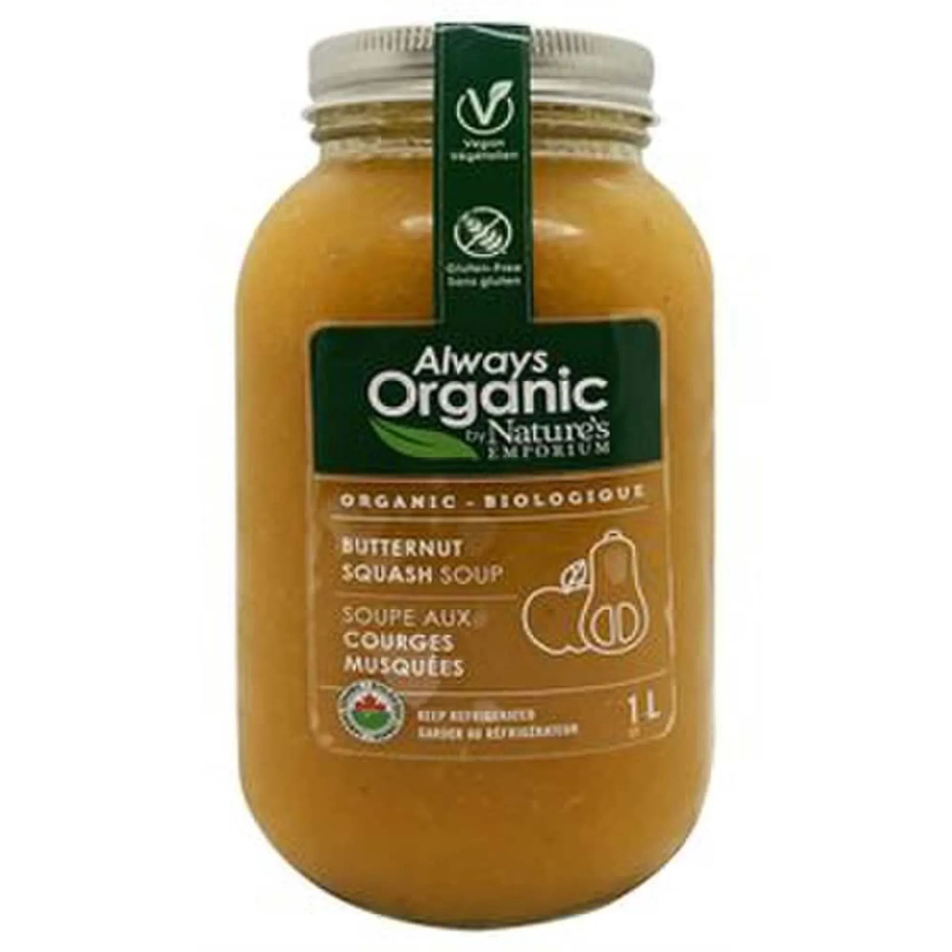 Always Organic Soup Butternut Squash Org 1L