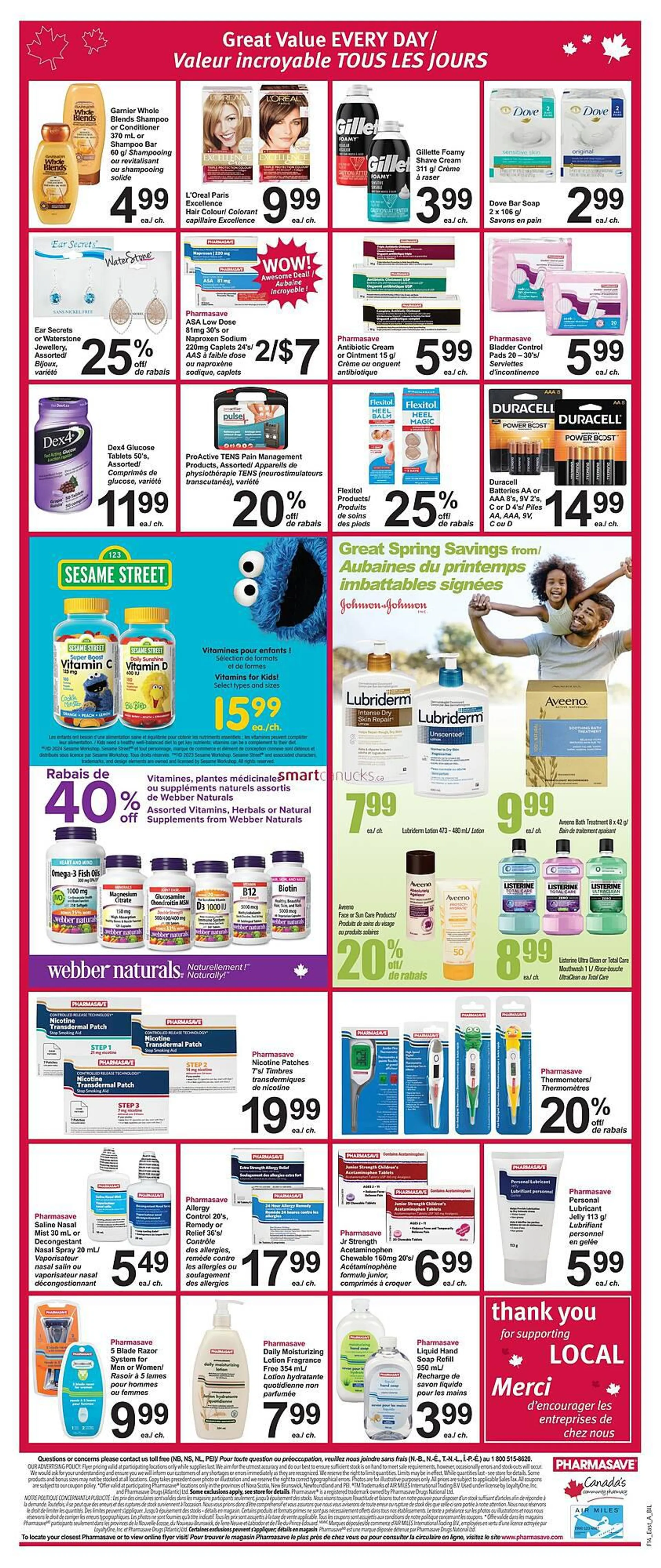 Pharmasave flyer from April 4 to April 10 2024 - flyer page 4