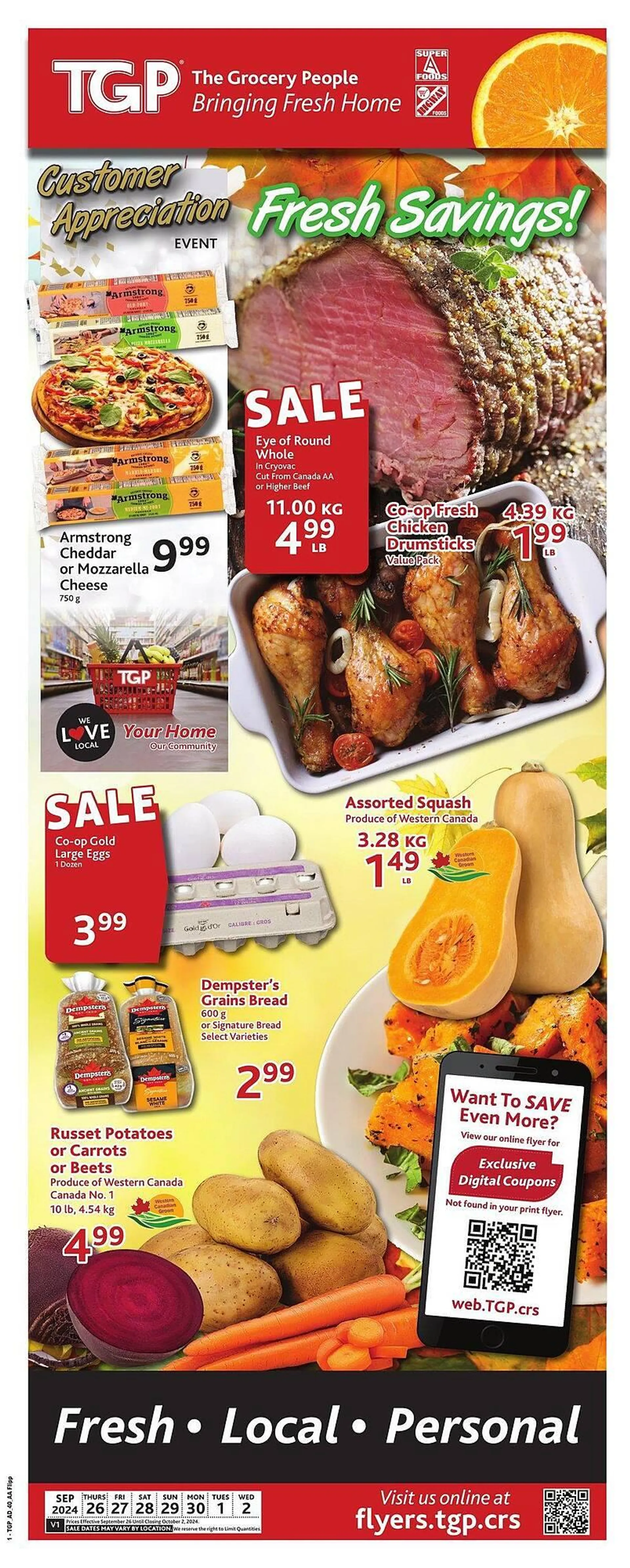 TGP The Grocery People flyer - 1